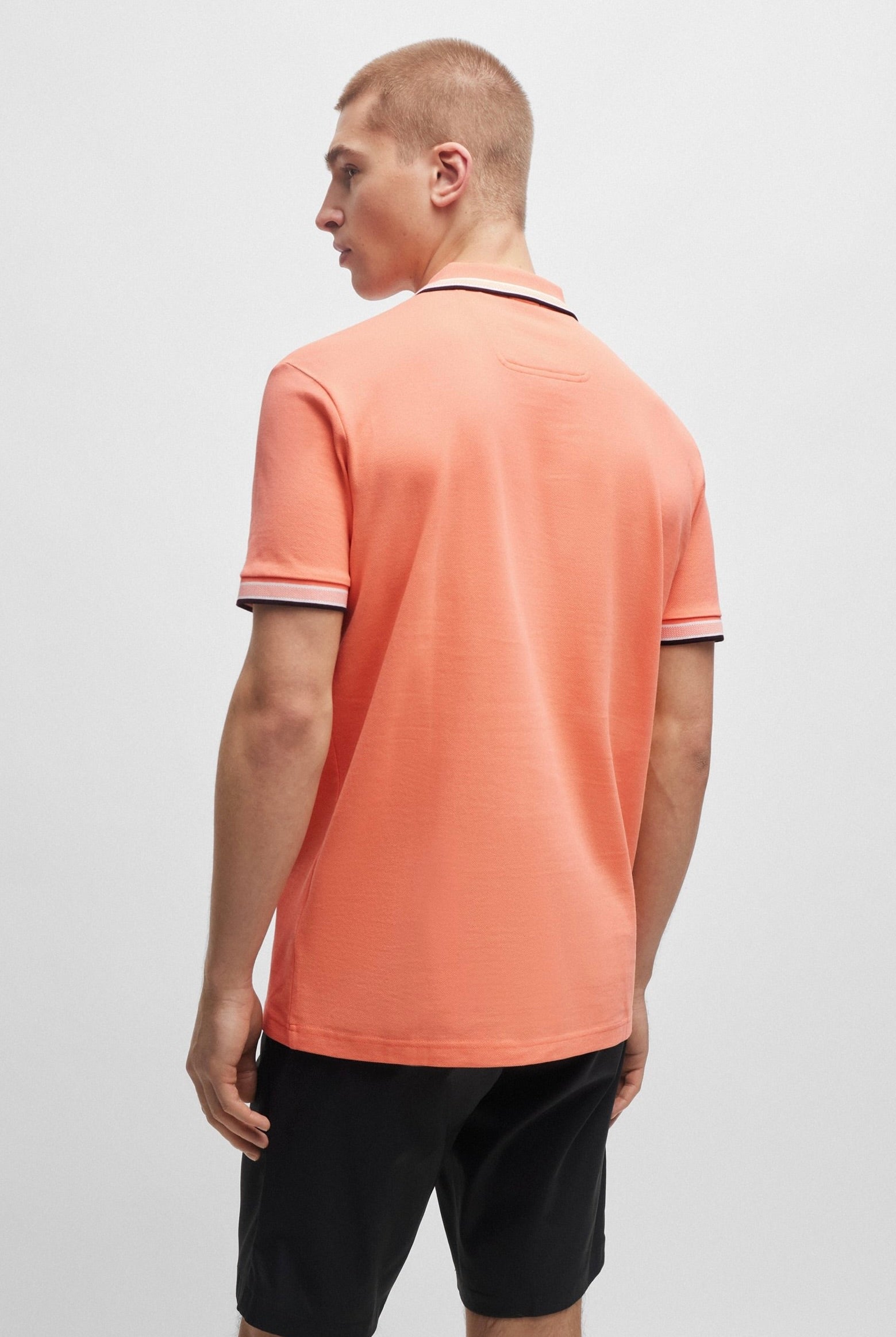 BOSS Paddy Polo Shirt In Cotton Piqué With Logo Undercollar