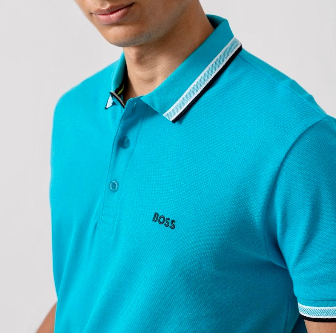 BOSS Paddy Polo Shirt In Cotton Piqué With Logo Undercollar