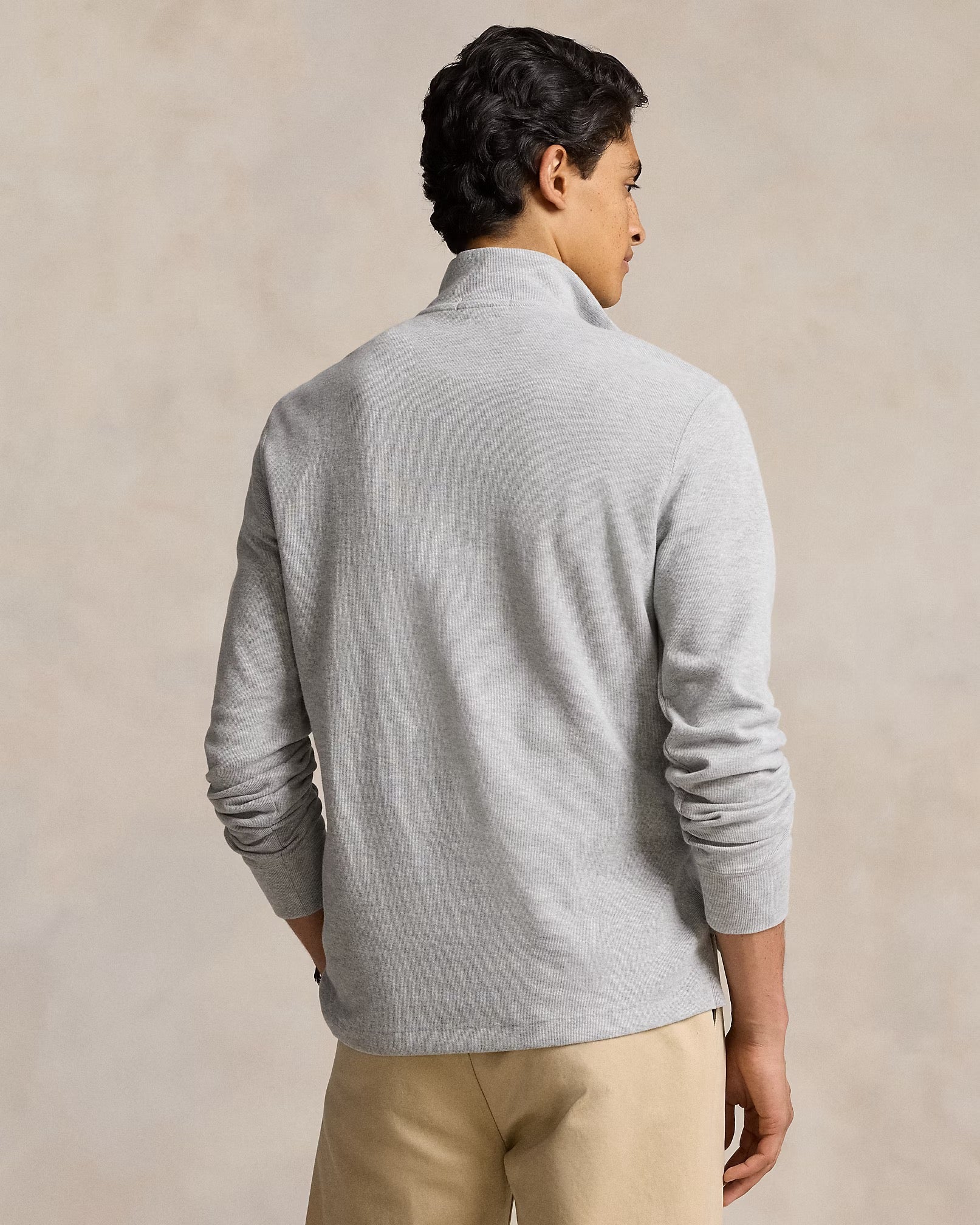 POLO RALPH LAUREN ESTATE RIB QUARTER ZIP PULLOVER