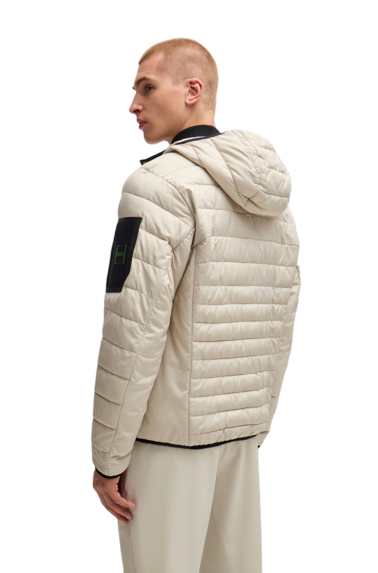 BOSS J_THOR 2 WATER REPELLENT PADDED JACKET WITH DECORATIVE REFLECTIVE DETAILS