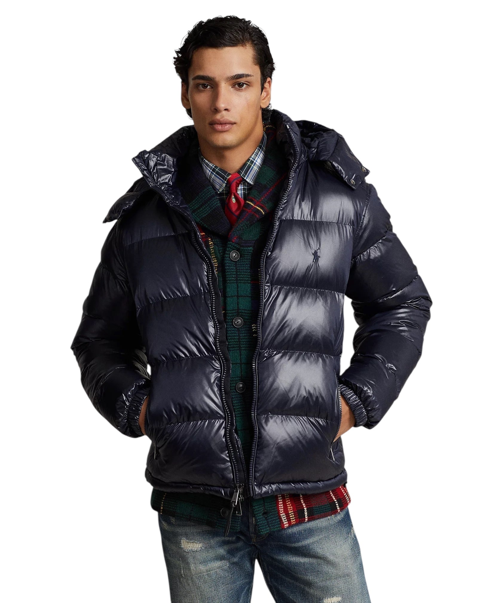 Polo Ralph Lauren Down Fill Glossed Water Repellent Puffer Jacket