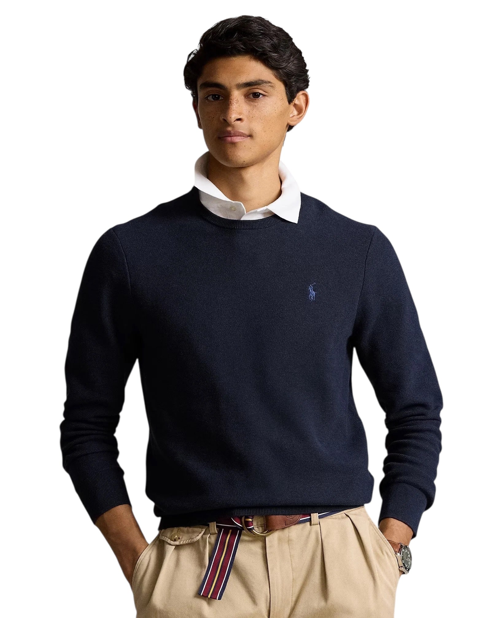 Polo Ralph Lauren Washable Wool Slim Fit Crew Neck Jumper
