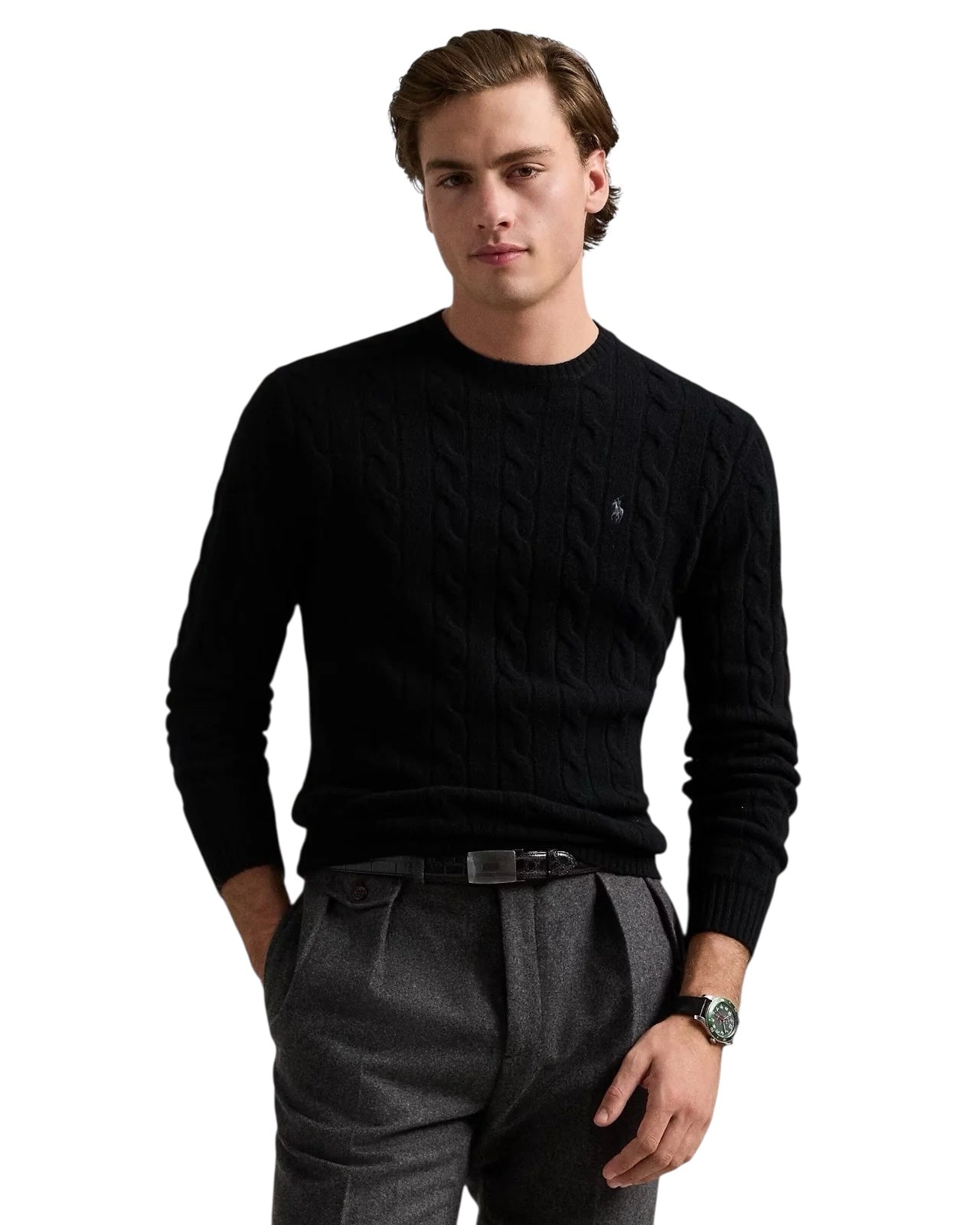 Polo Ralph Lauren Cable Knit Wool-Cashmere Jumper