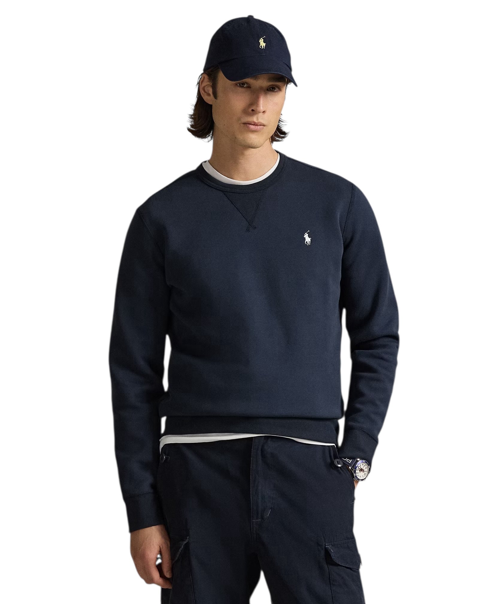 Polo Ralph Lauren Double-Knit Pullover Sweatshirt