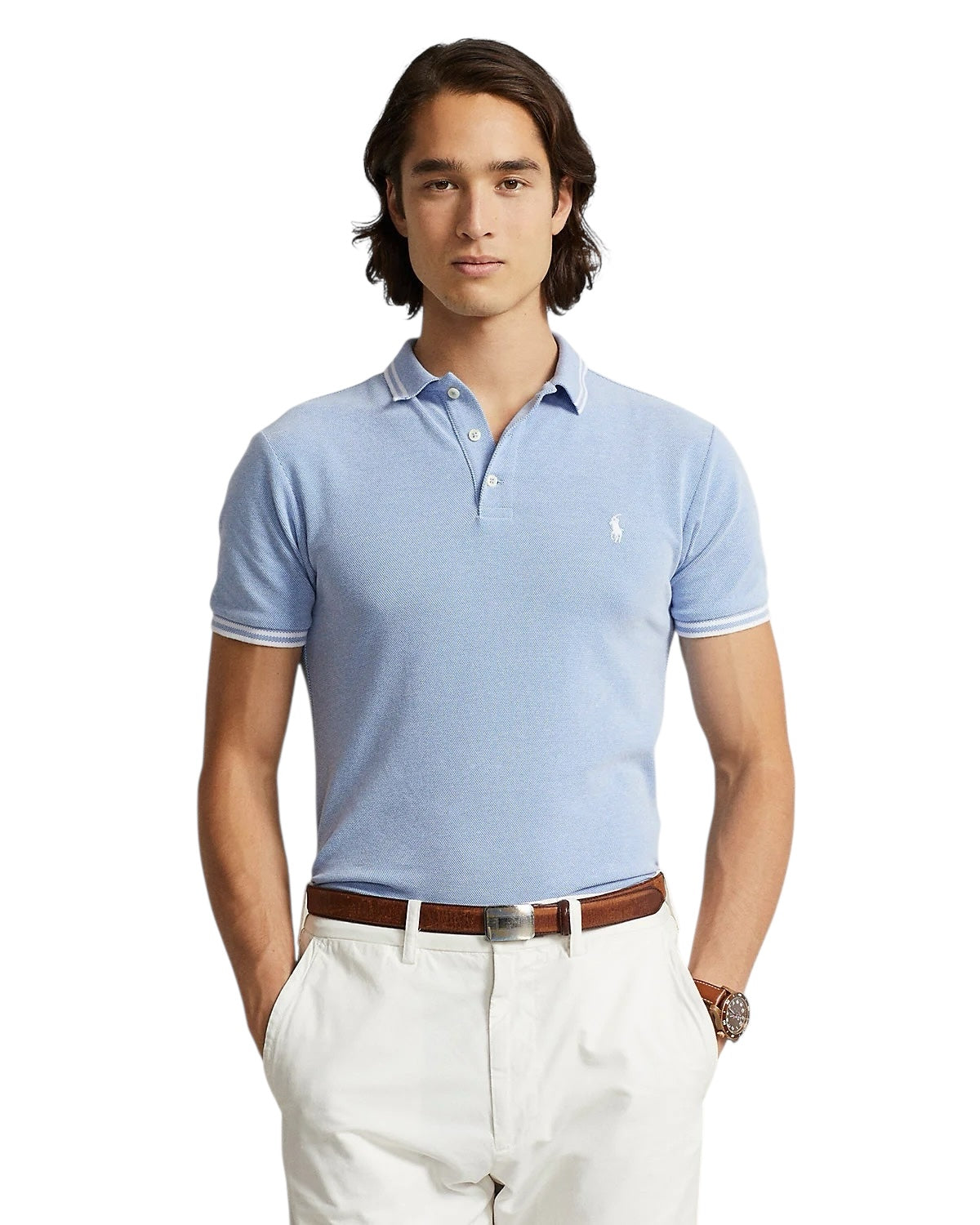 Polo Ralph Lauren Custom Slim Fit Stretch Mesh Polo Shirt