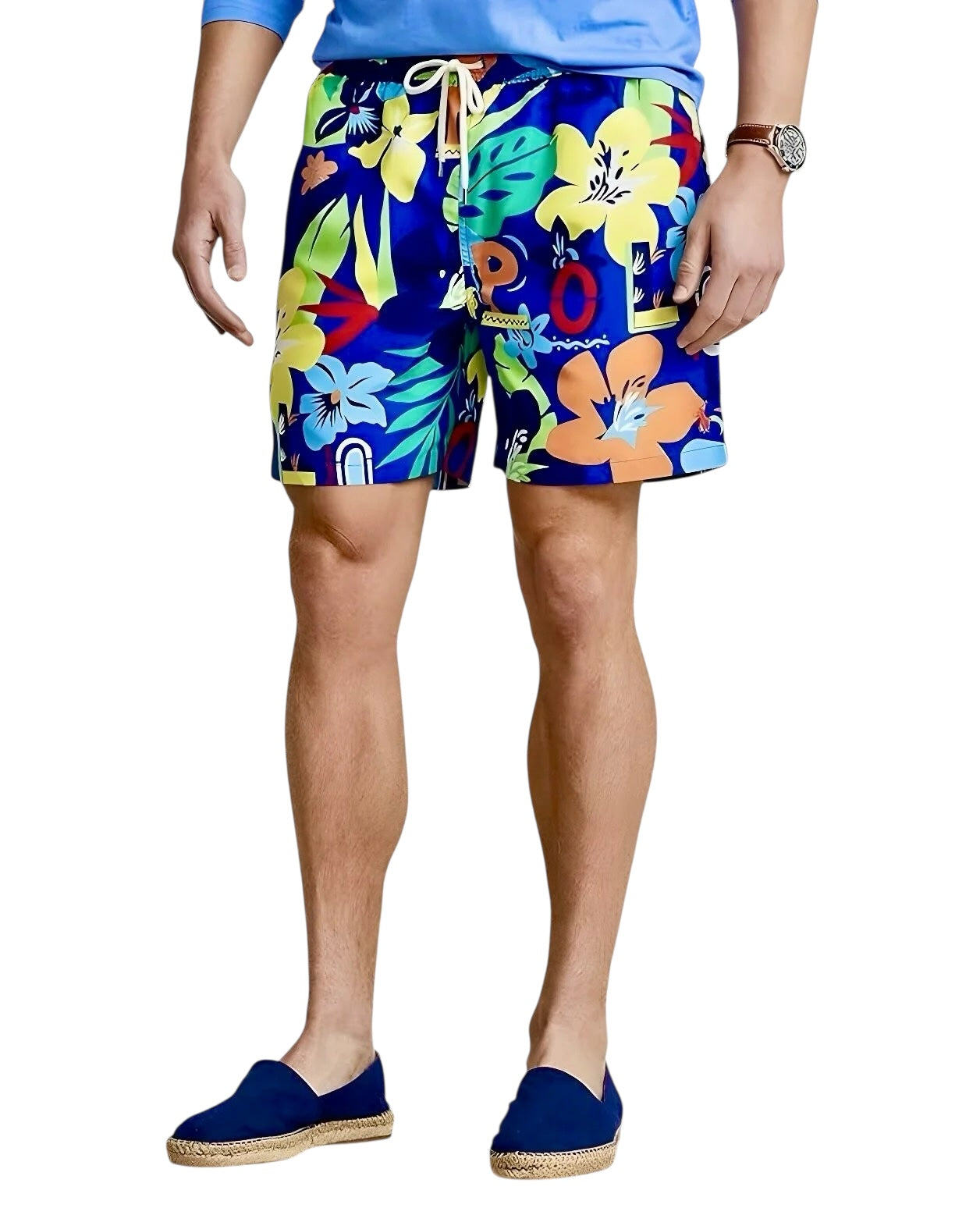 Polo Ralph Lauren Traveller Tropical Print Swim Shorts