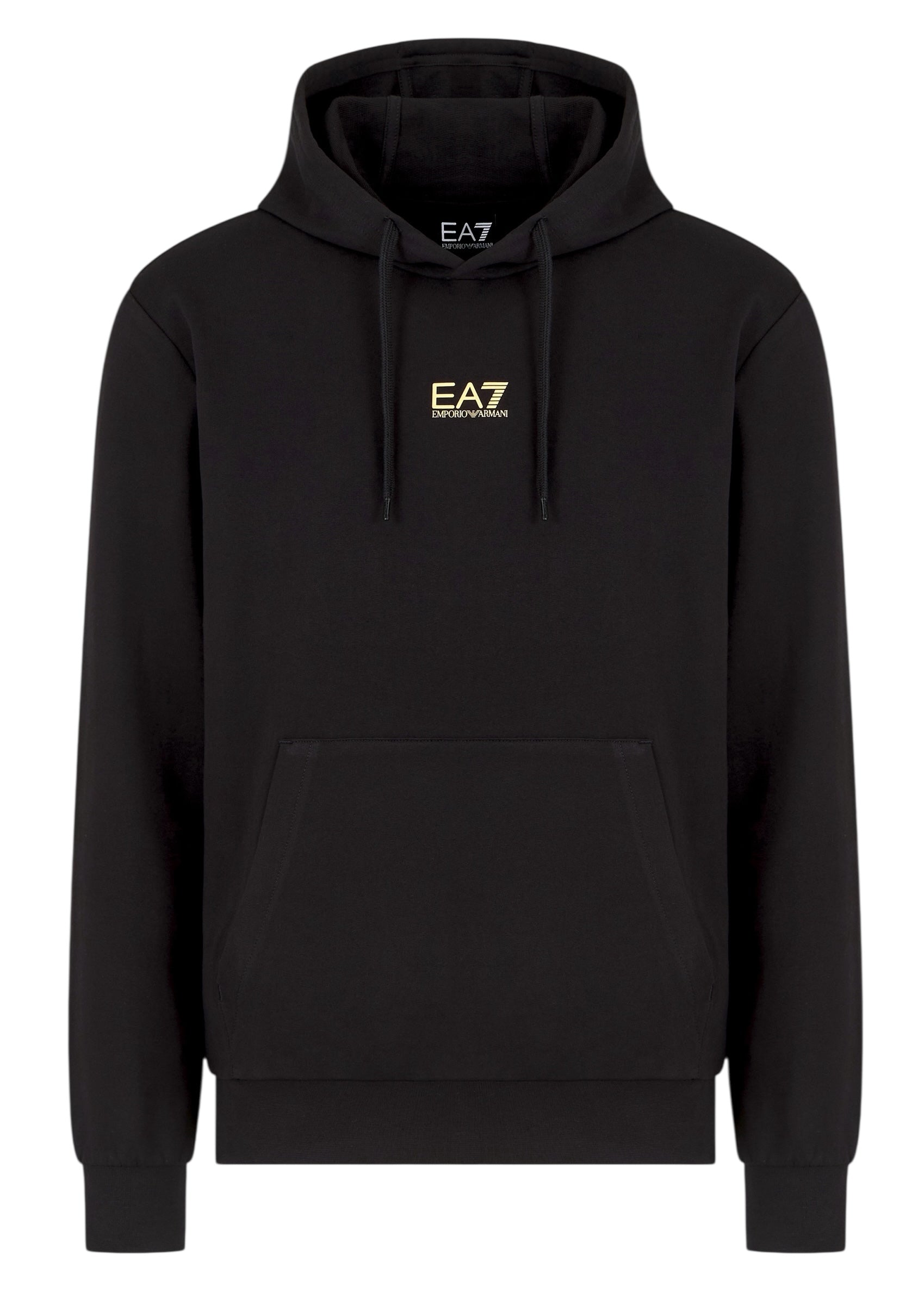 EA7 Emporio Armani Core Identity Cotton Hooded Sweatshirt