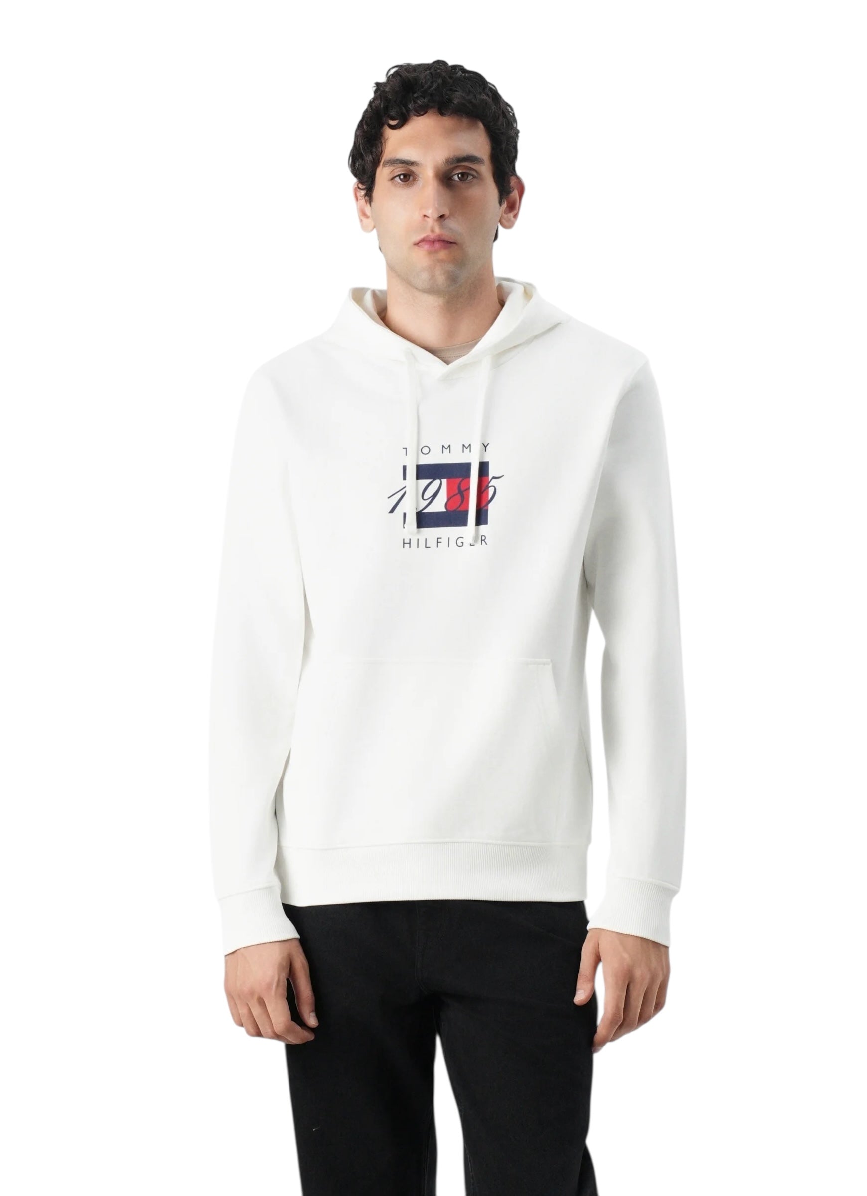 Tommy Hilfiger Flag Graphic Drawstring Hoody
