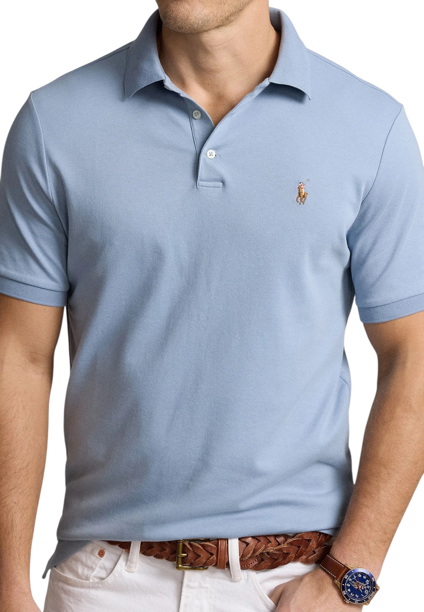 Polo Ralph Lauren Custom Slim Fit Soft Cotton Polo Shirt