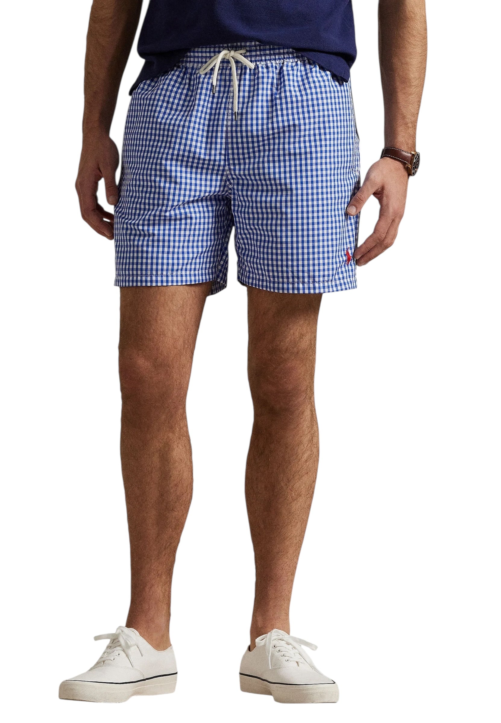 Polo Ralph Lauren Traveller Gingham Swim Shorts