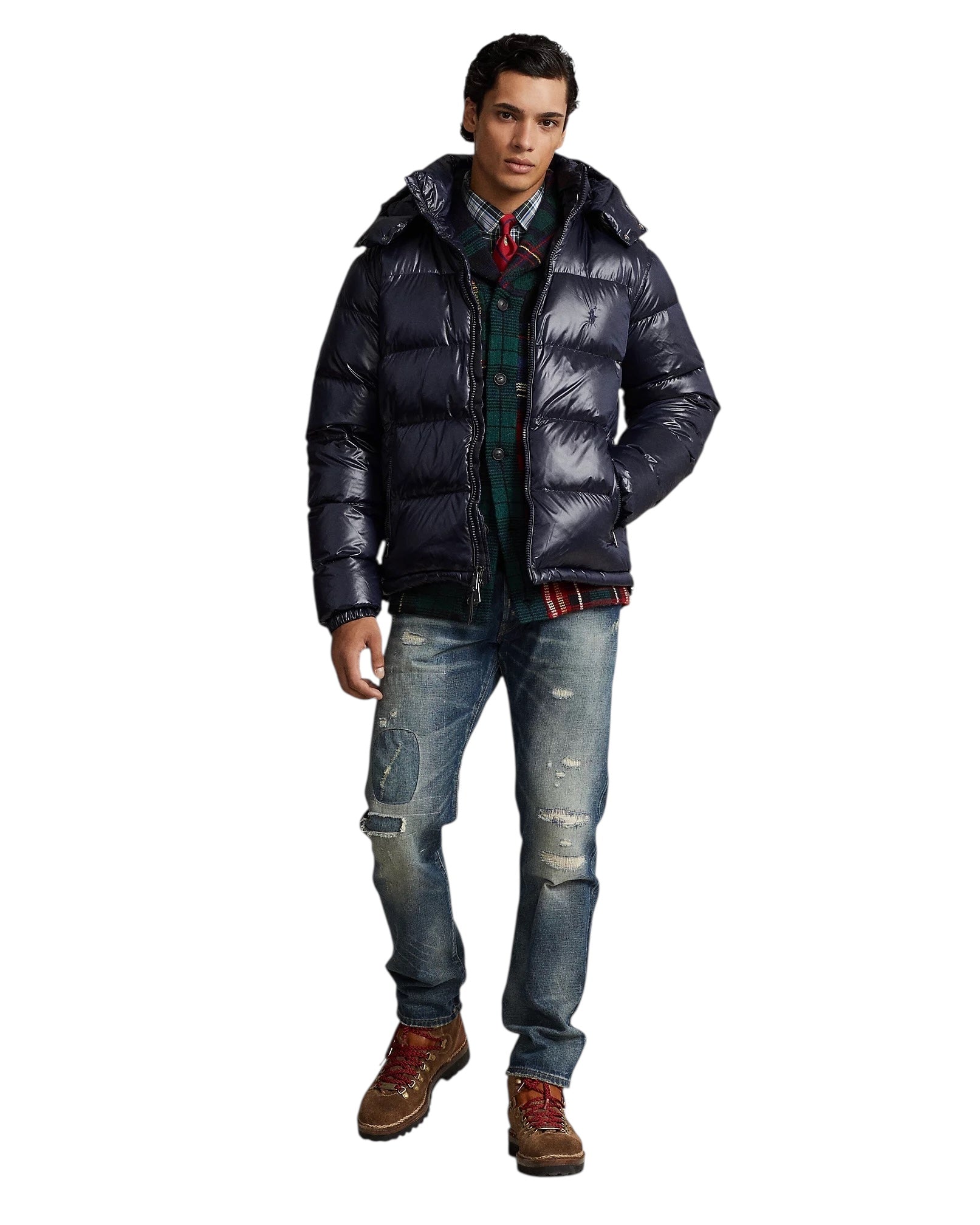 Polo Ralph Lauren Down Fill Glossed Water Repellent Puffer Jacket