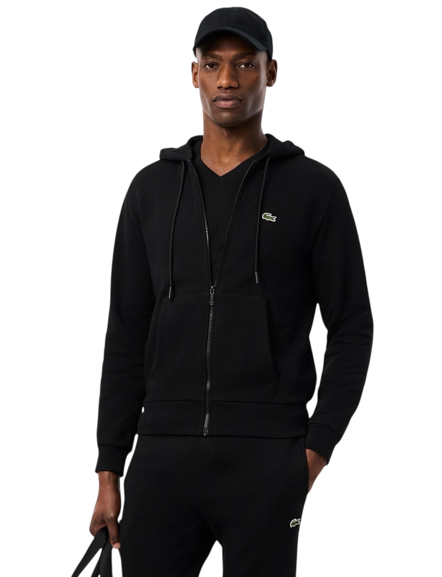 Lacoste Full Zip Hooded Fleece Tracksuit