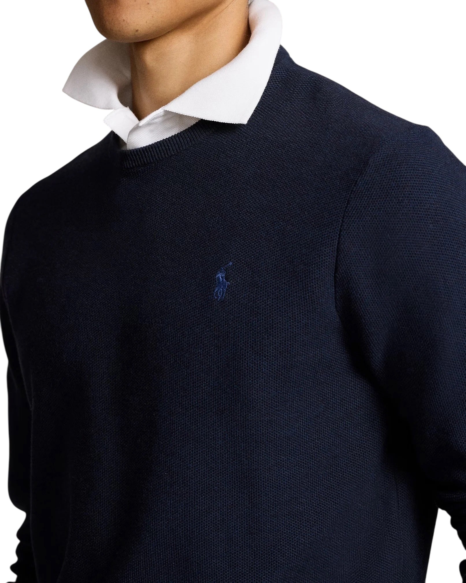 Polo Ralph Lauren Washable Wool Slim Fit Crew Neck Jumper