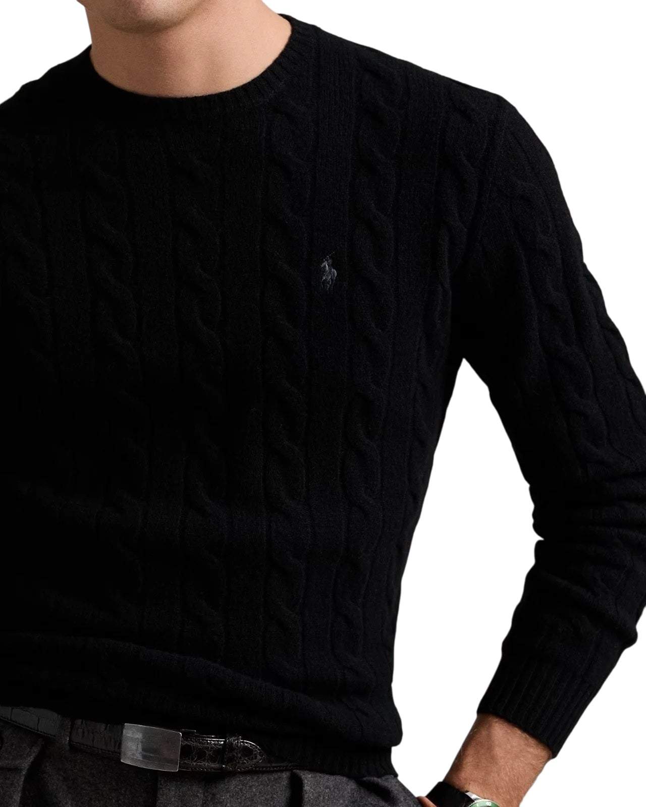 Polo Ralph Lauren Cable Knit Wool-Cashmere Jumper