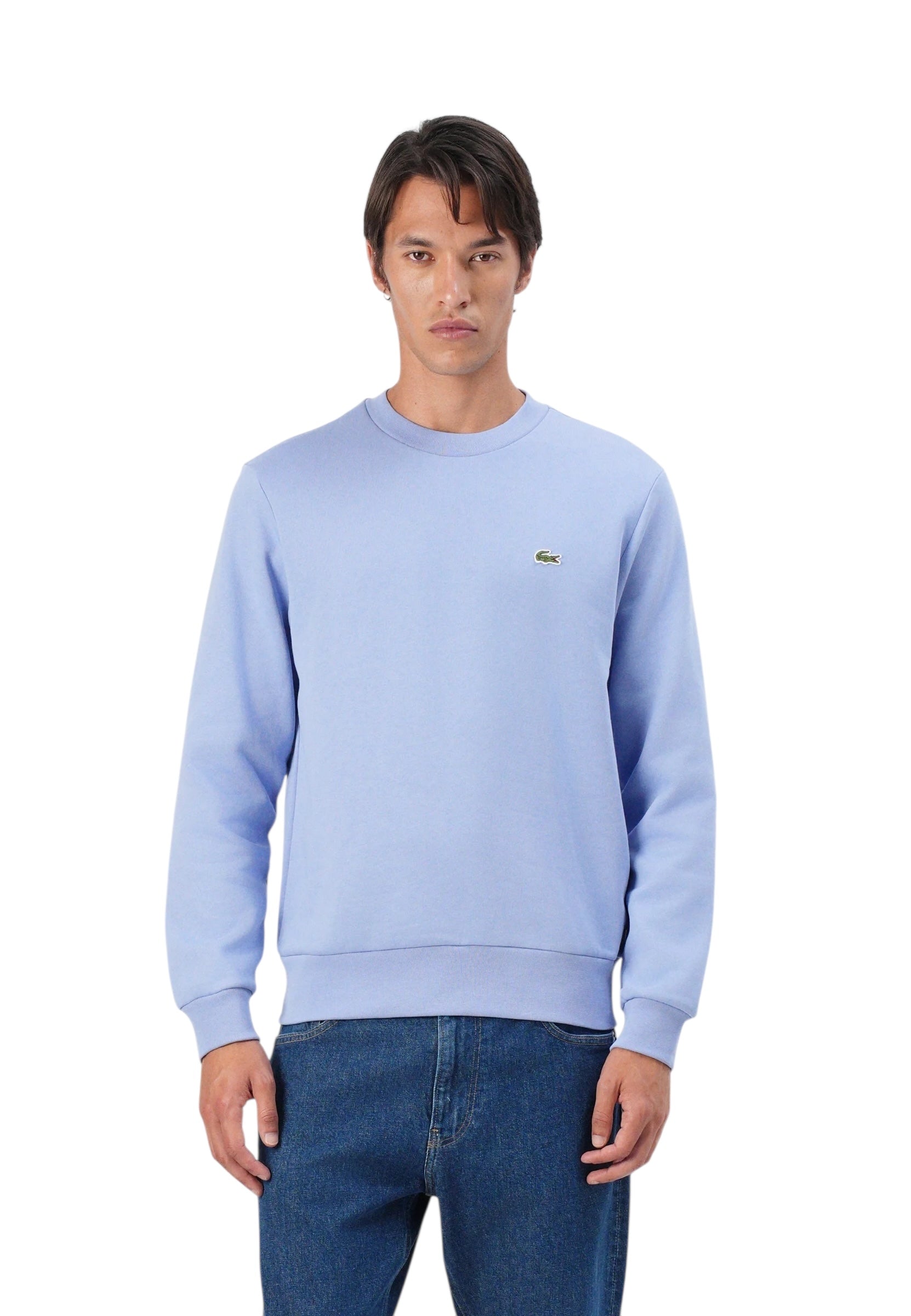 Lacoste Cotton Fleece Crew Neck Sweatshirt