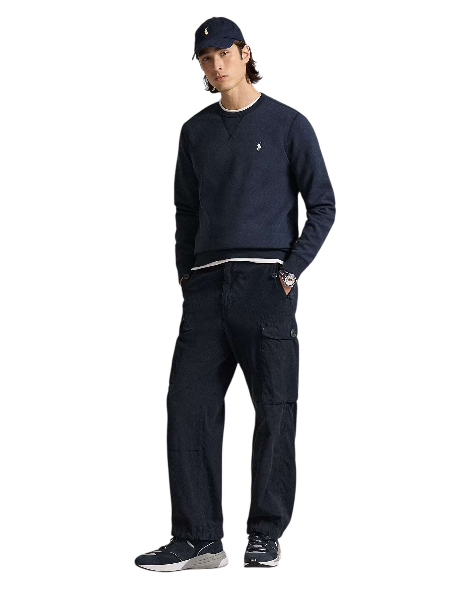 Polo Ralph Lauren Double-Knit Pullover Sweatshirt