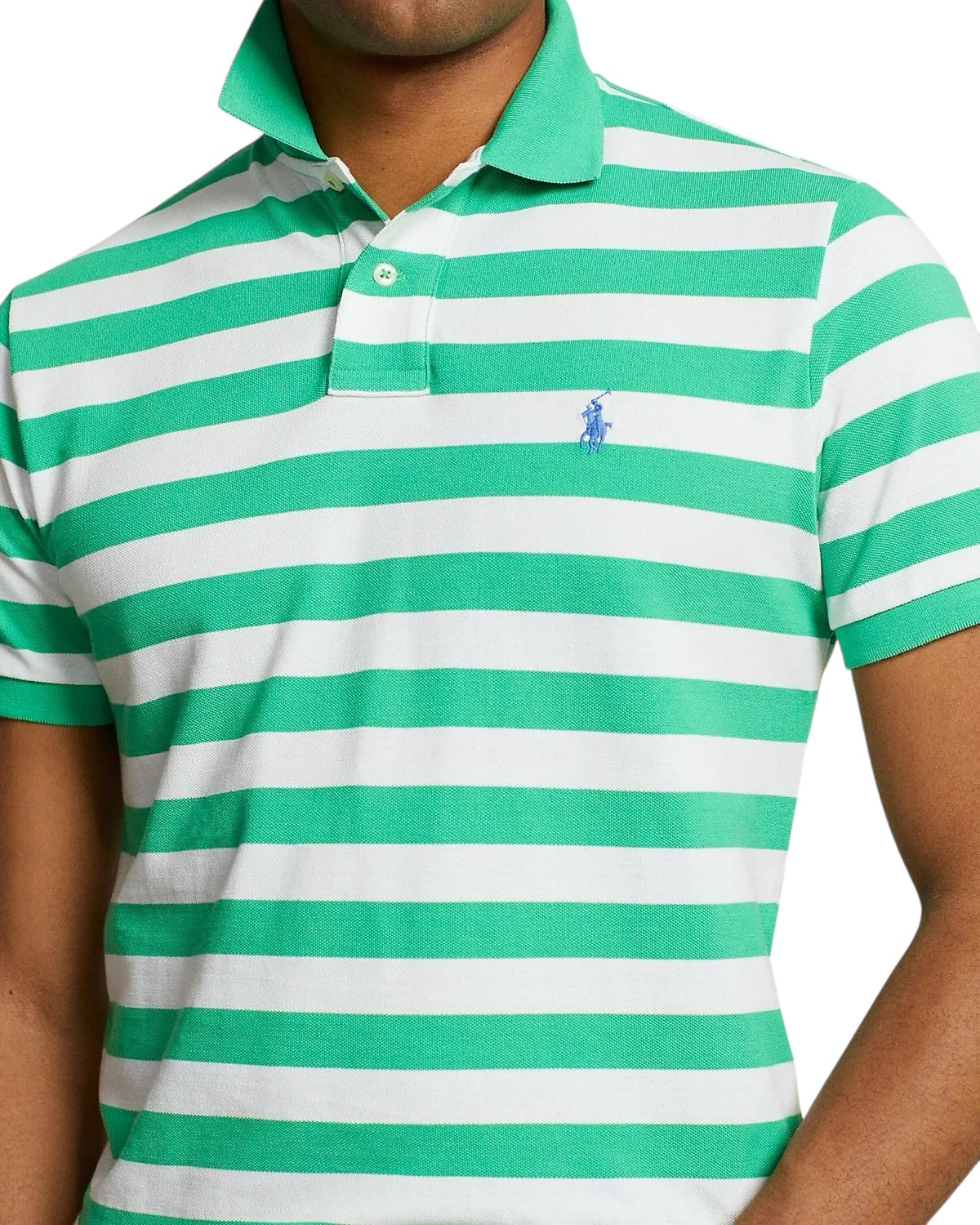 Polo Ralph Lauren Custom Slim Fit Striped Polo Shirt