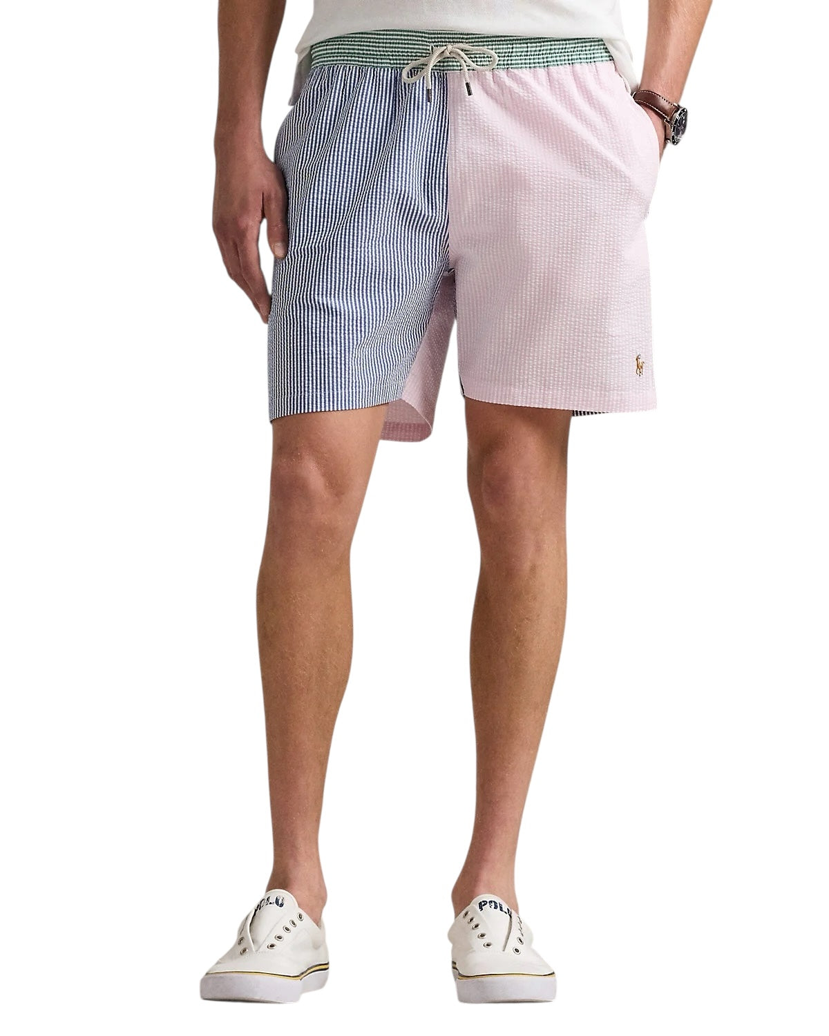 Polo Ralph Lauren 14.5 cm Traveller Seersucker Swimming Trunk