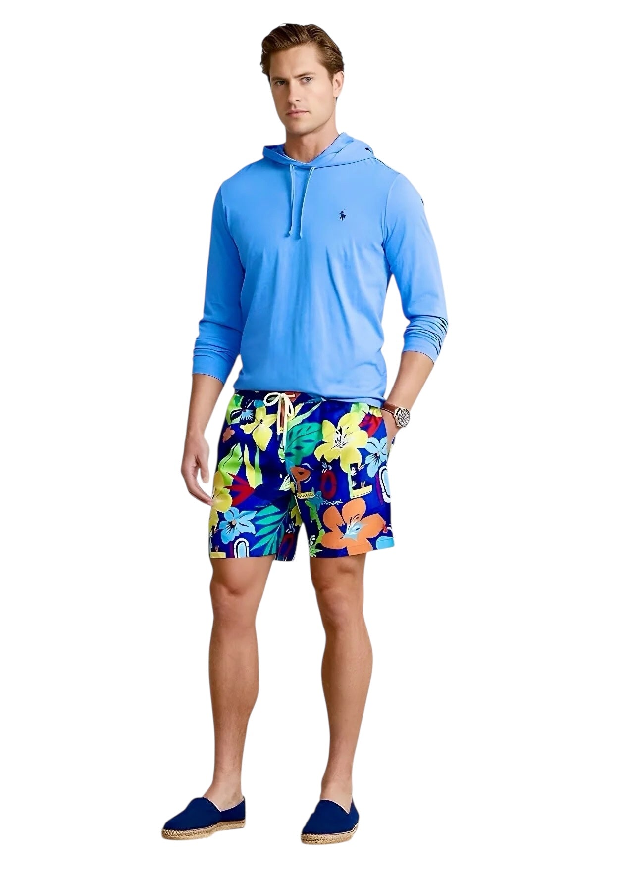Polo Ralph Lauren Traveller Tropical Print Swim Shorts