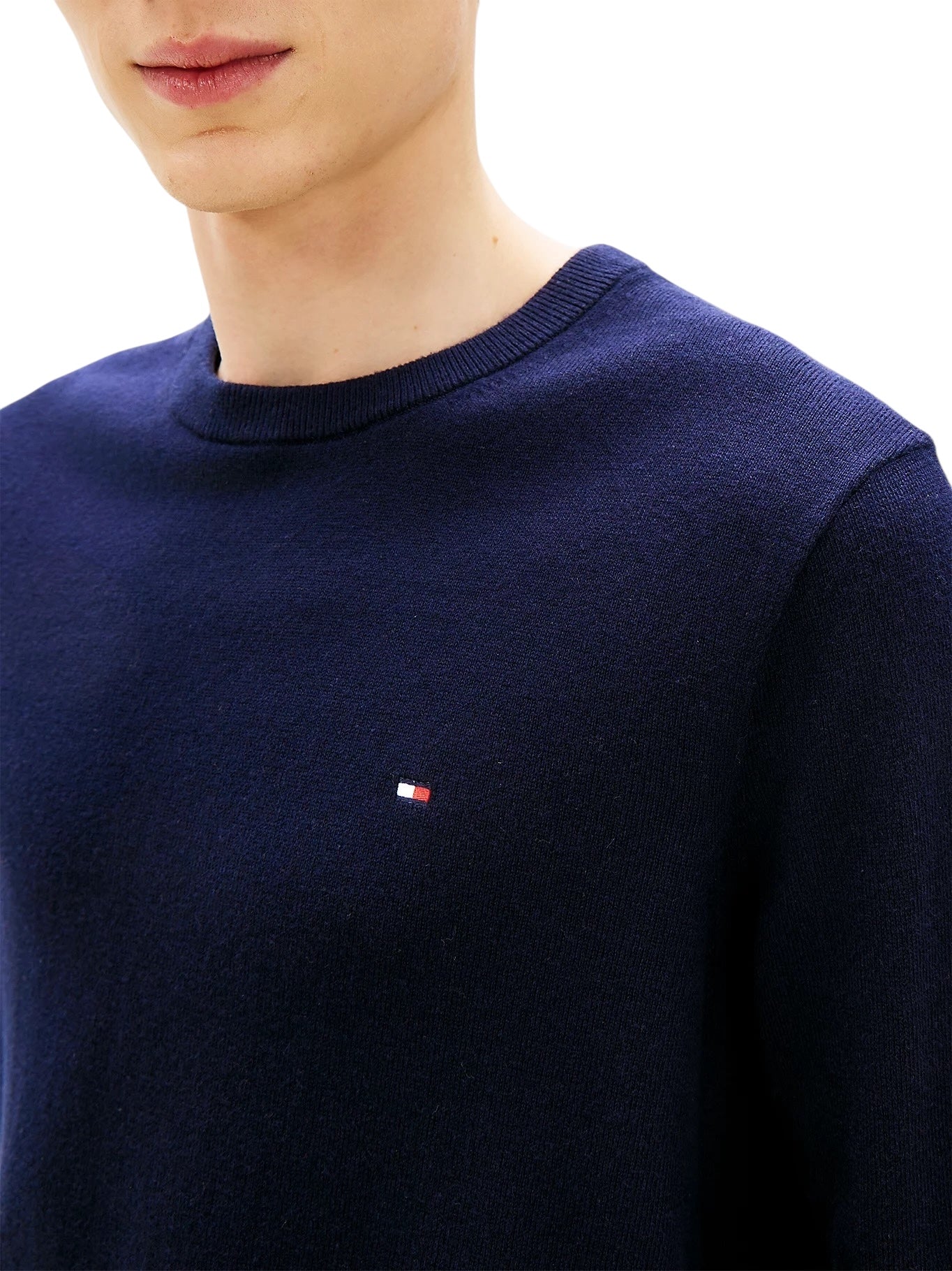 Tommy Hilfiger Crew Neck Jumper With Cashmere