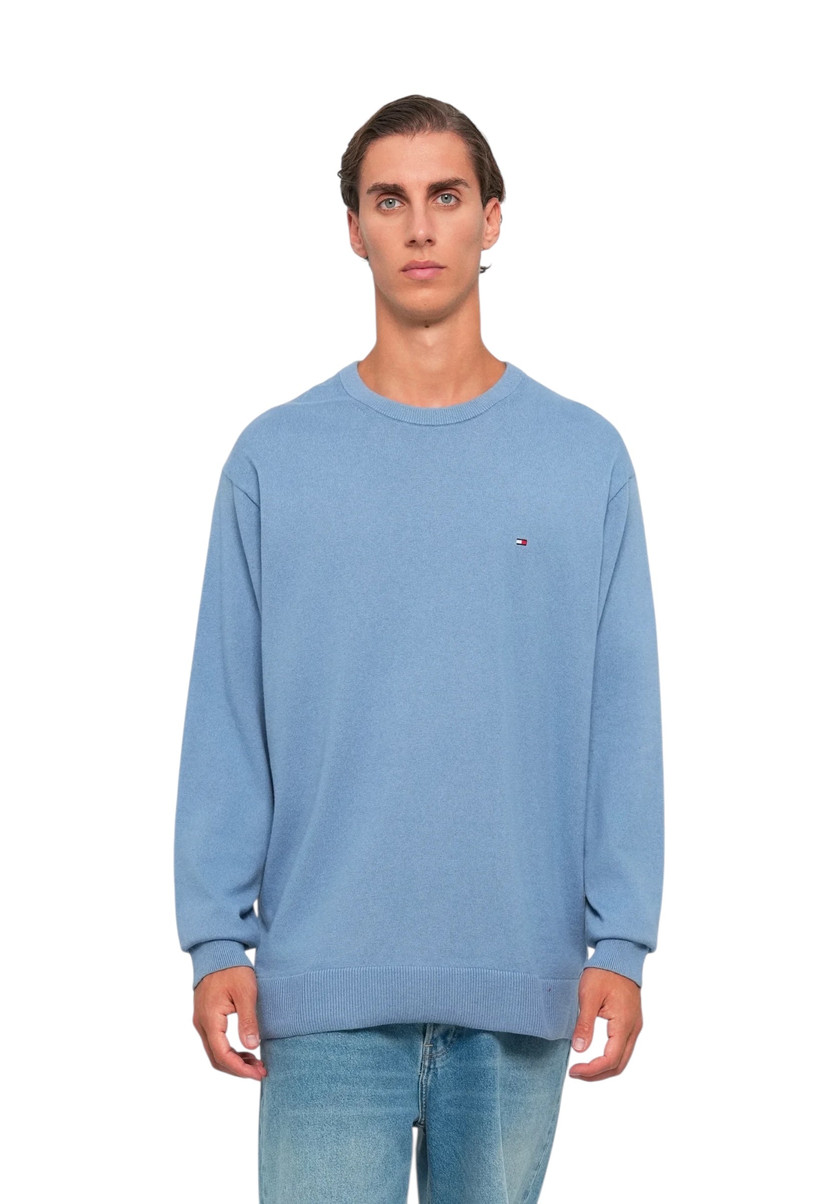 Tommy Hilfiger Crew Neck Jumper With Cashmere