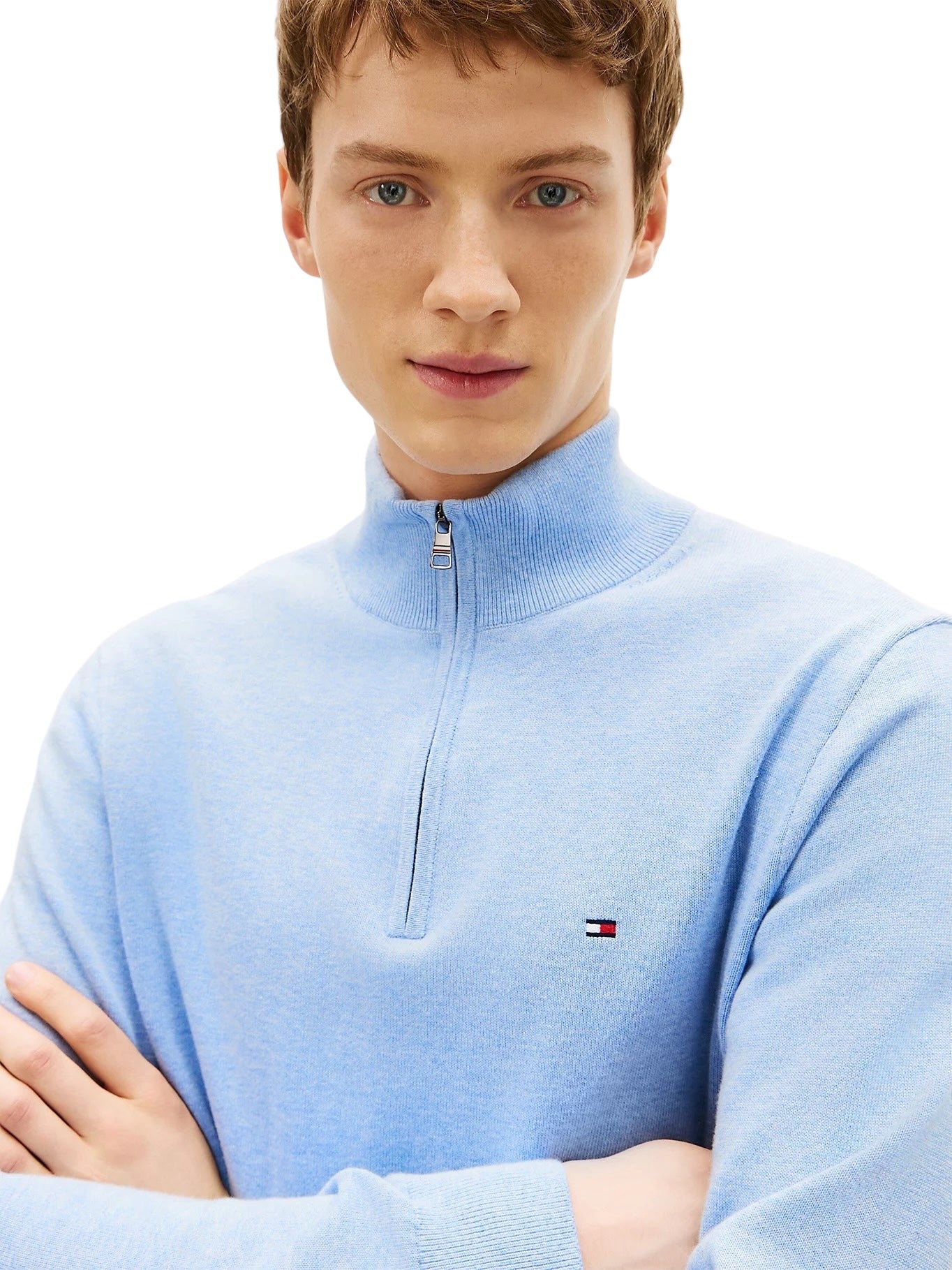 Tommy Hilfiger Quarter-Zip Mock Neck Jumper