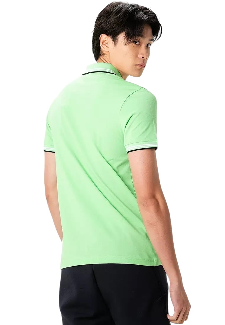 BOSS Paul Slim Fit Stretch Cotton Polo Shirt With Logo Undercollar