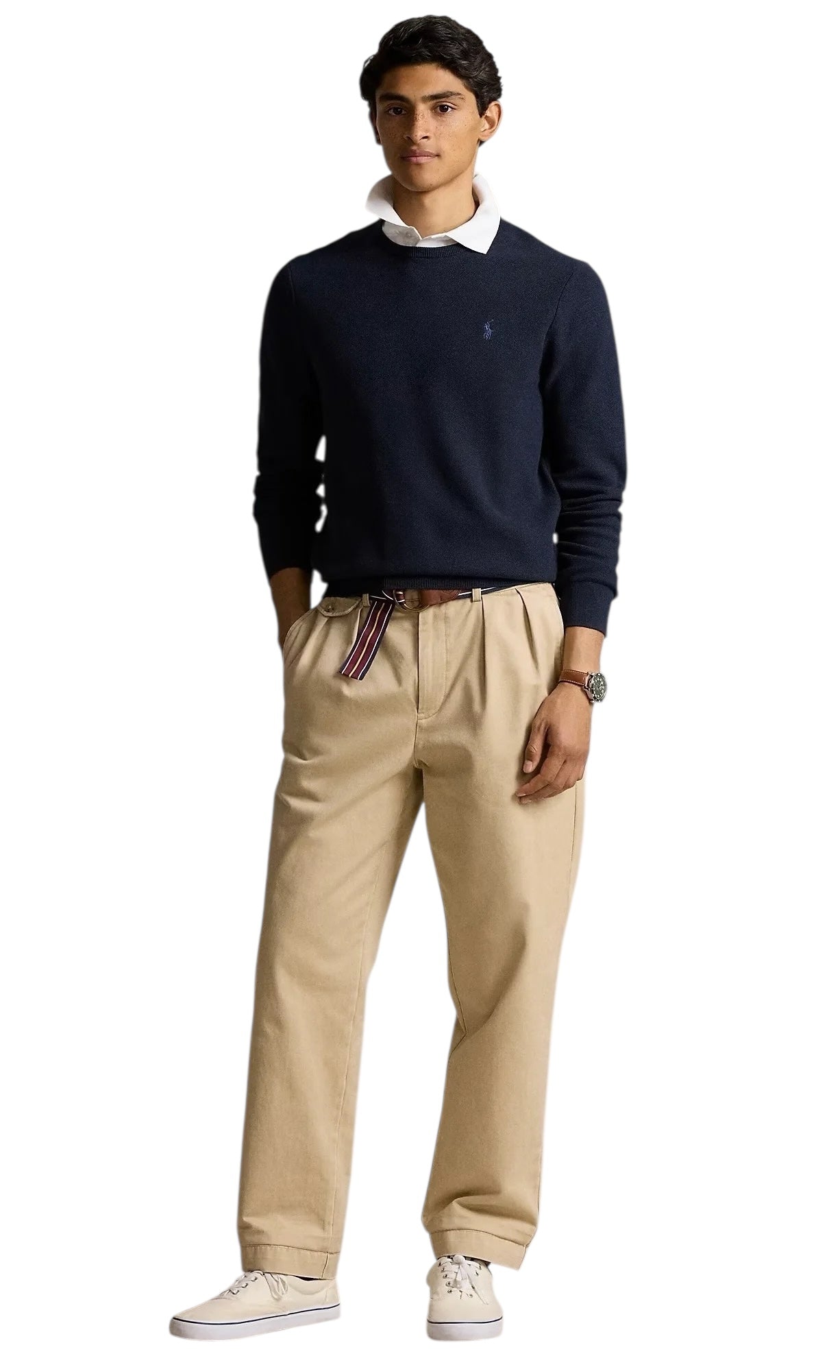 Polo Ralph Lauren Washable Wool Slim Fit Crew Neck Jumper