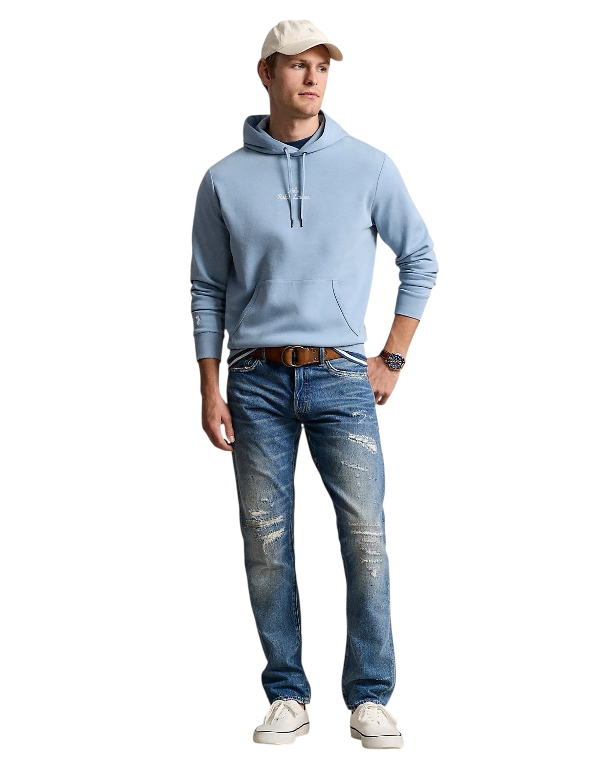 Polo Ralph Lauren Logo Double-Knit Hoodie