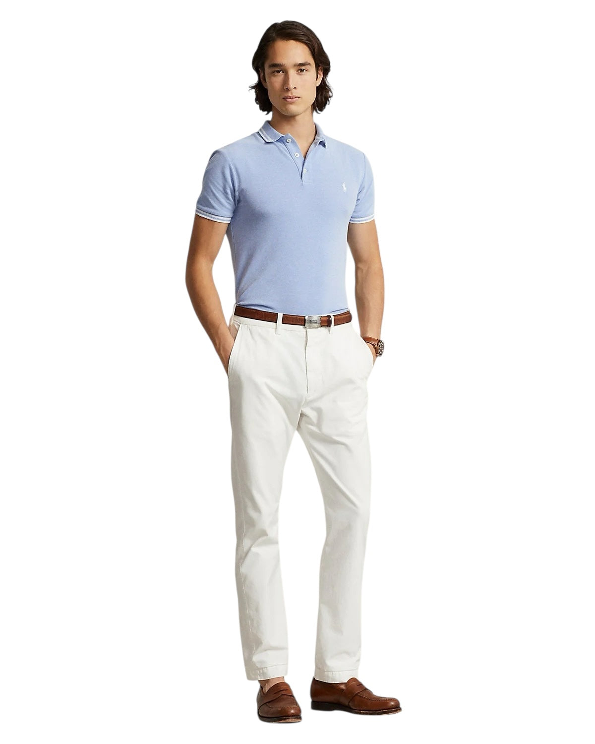 Polo Ralph Lauren Custom Slim Fit Stretch Mesh Polo Shirt