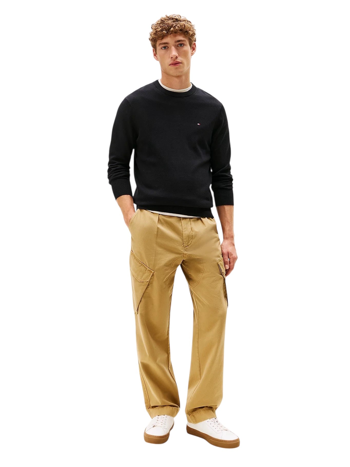 Tommy Hilfiger Crew Neck Jumper With Cashmere