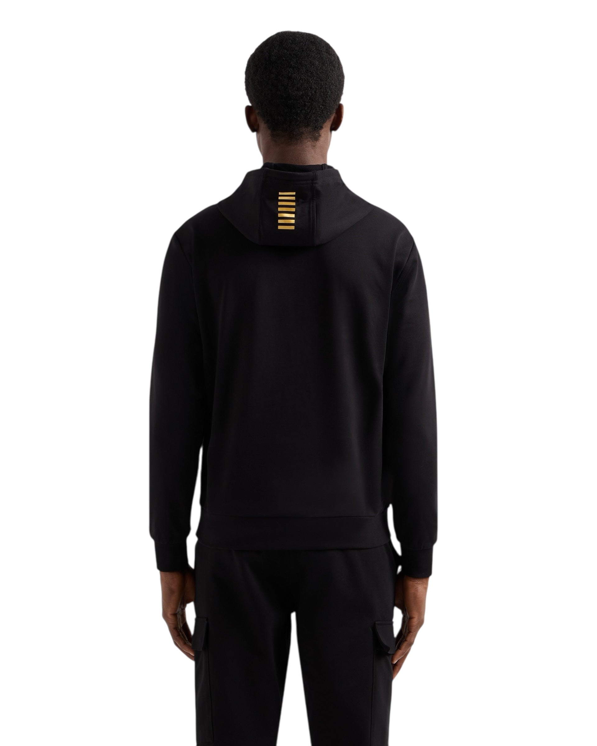 EA7 Emporio Armani Core Identity Cotton Hooded Sweatshirt