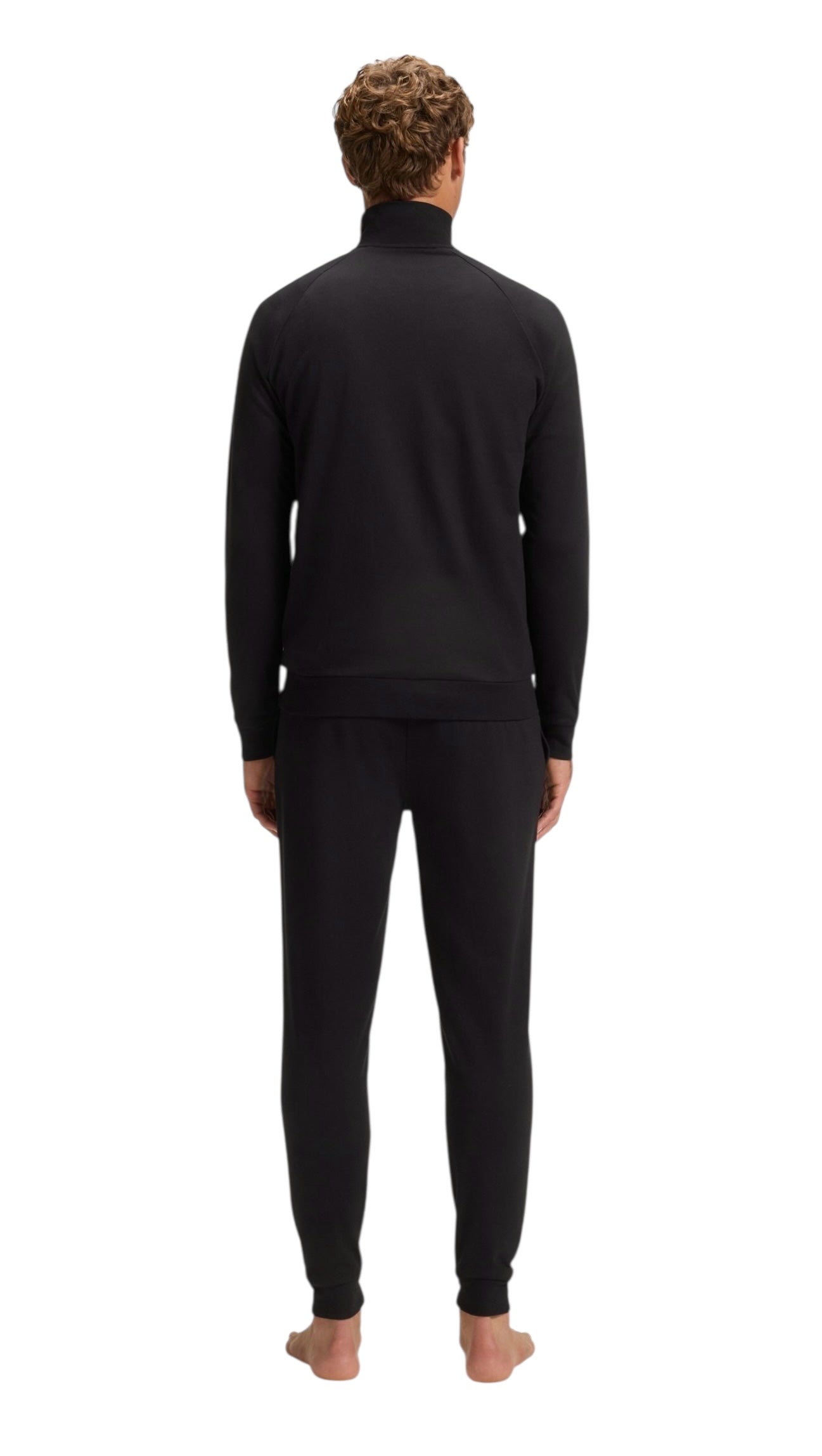 BOSS Authentic Z Cotton-Terry Jacket With Stripe And Logo