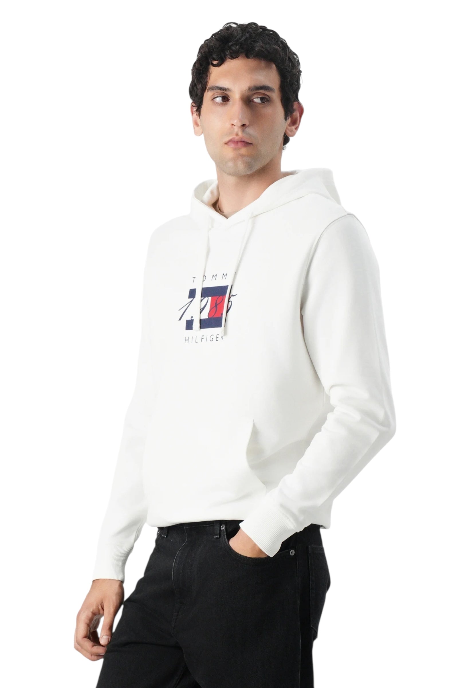 Tommy Hilfiger Flag Graphic Drawstring Hoody