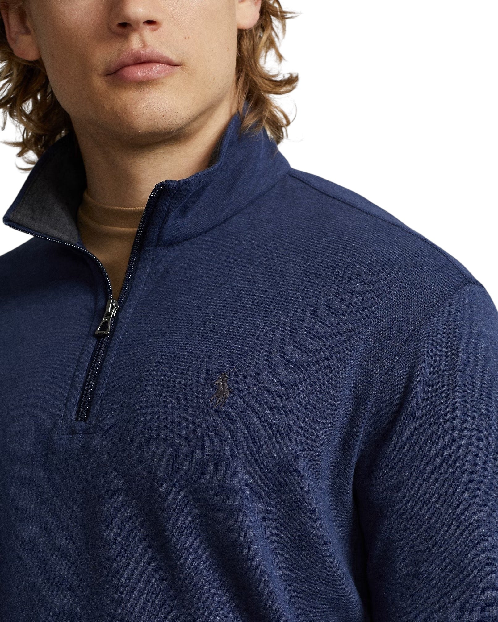 Polo Ralph Lauren Luxury Jersey Quarter-Zip Pullover