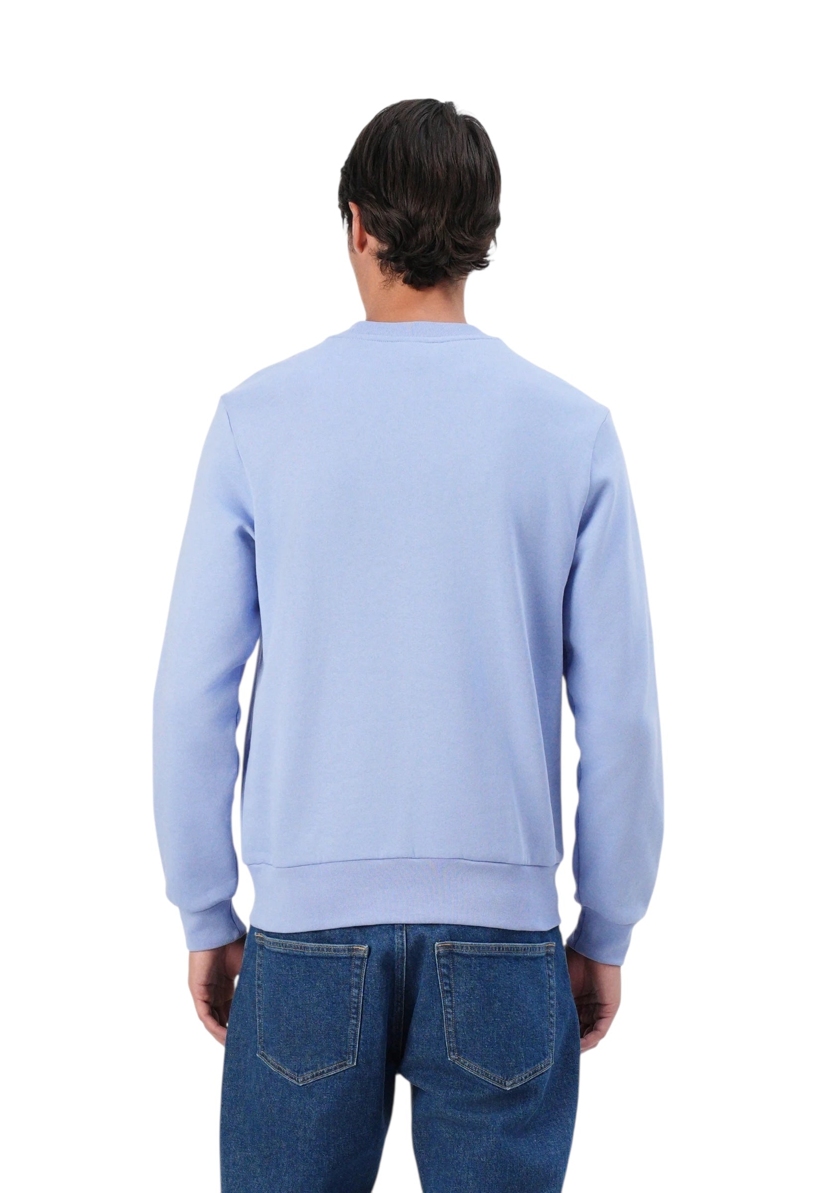 Lacoste Cotton Fleece Crew Neck Sweatshirt