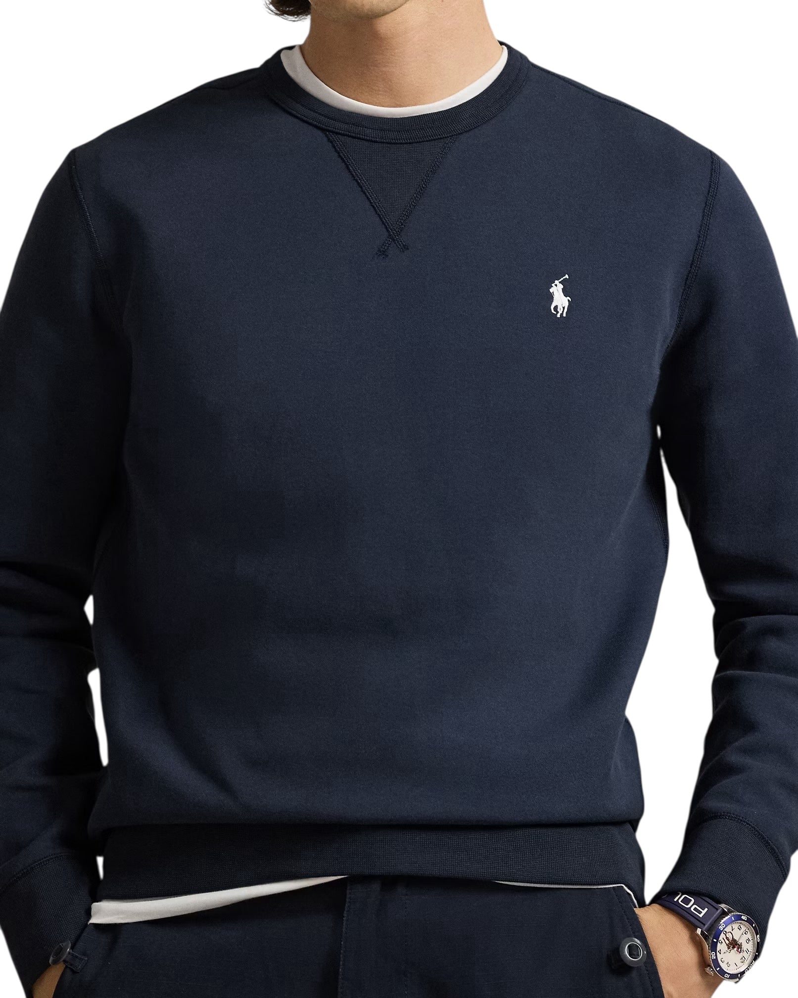 Polo Ralph Lauren Double-Knit Pullover Sweatshirt