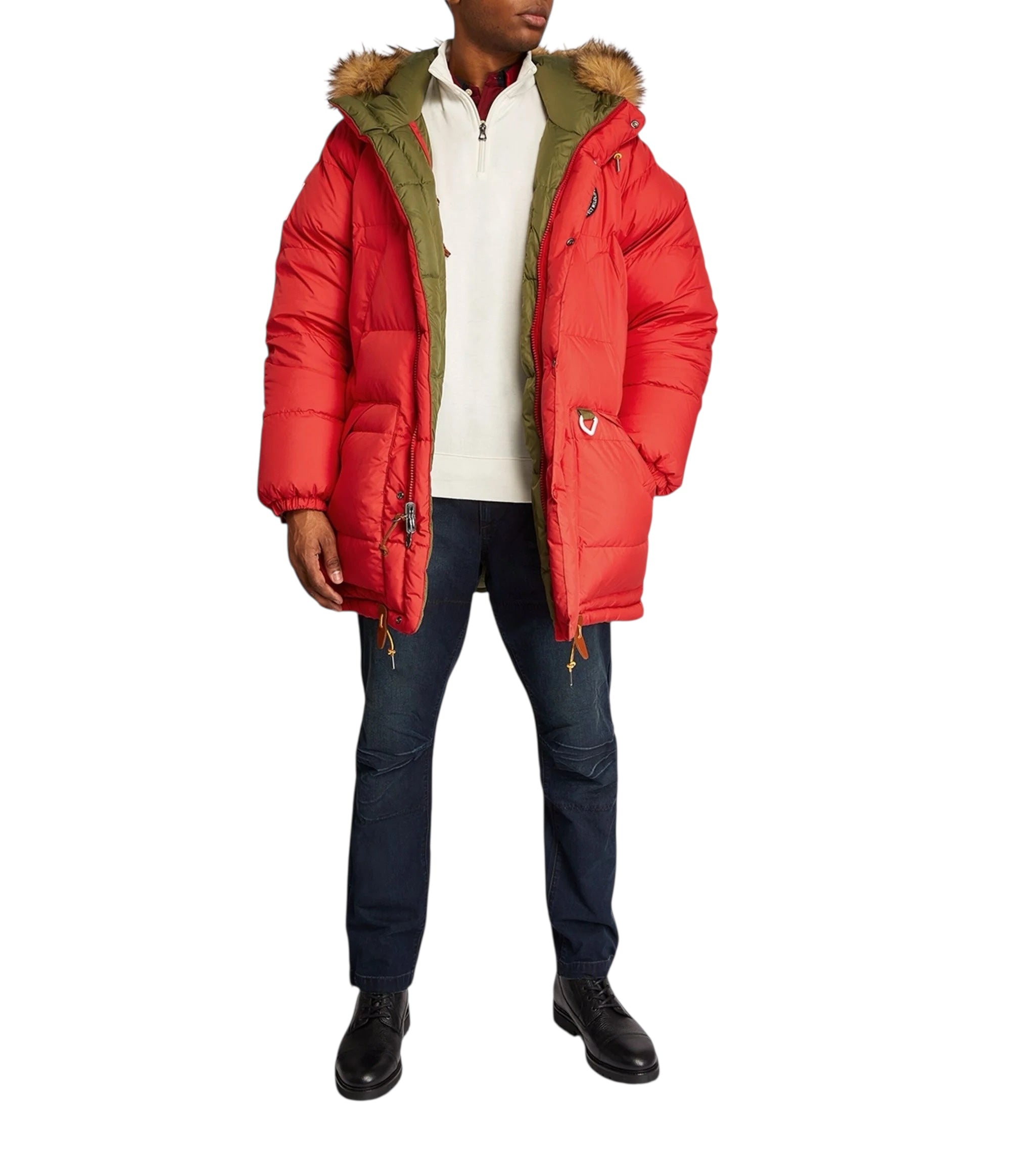 Polo Ralph Lauren Expedition Reversible Down Fill Water Repellent Parka Jacket