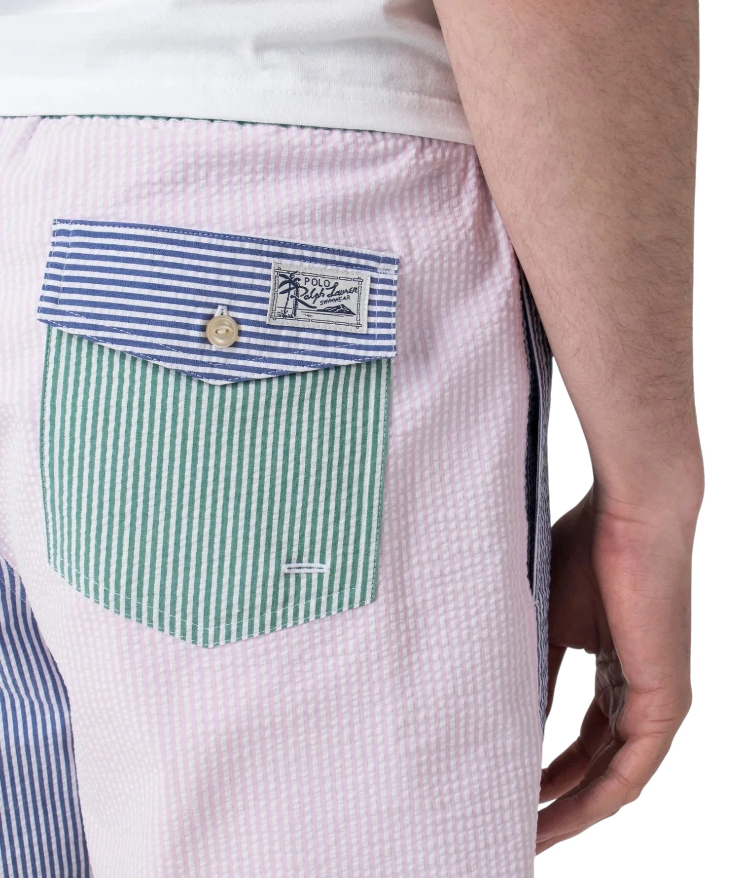 Polo Ralph Lauren 14.5 cm Traveller Seersucker Swimming Trunk