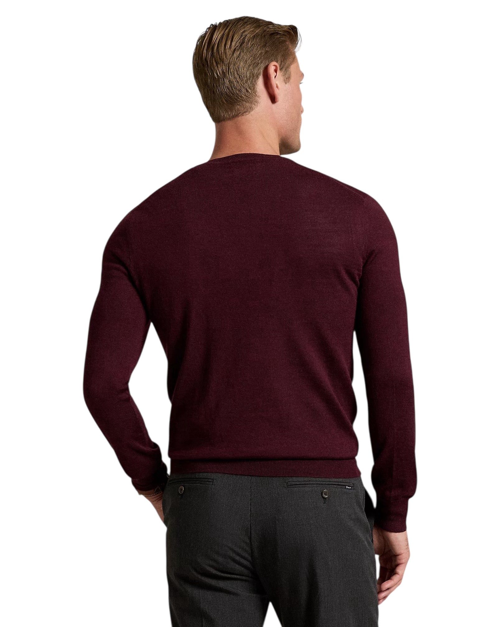 Polo Ralph Lauren Washable Wool Slim Fit Crew Neck Jumper