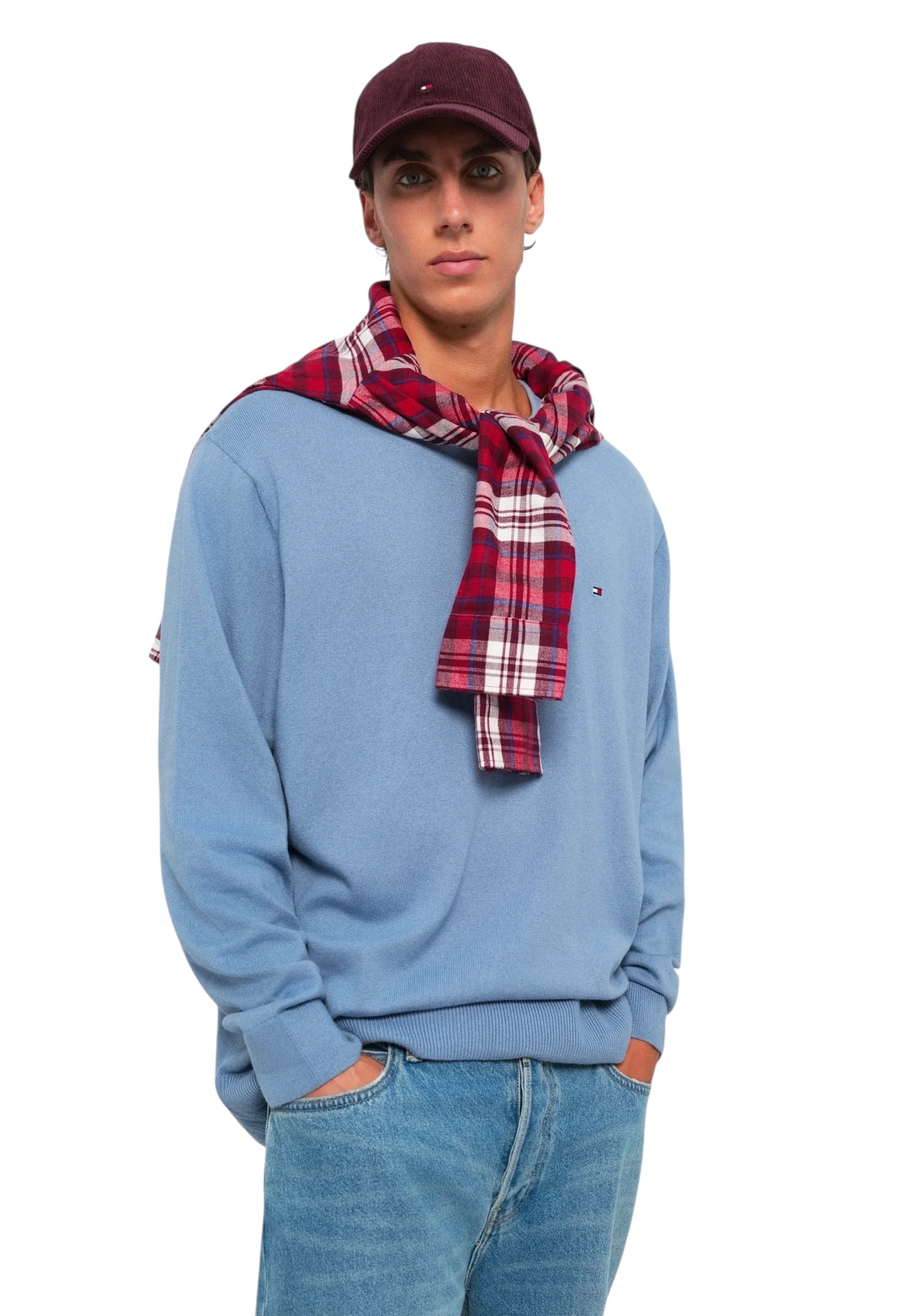 Tommy Hilfiger Crew Neck Jumper With Cashmere