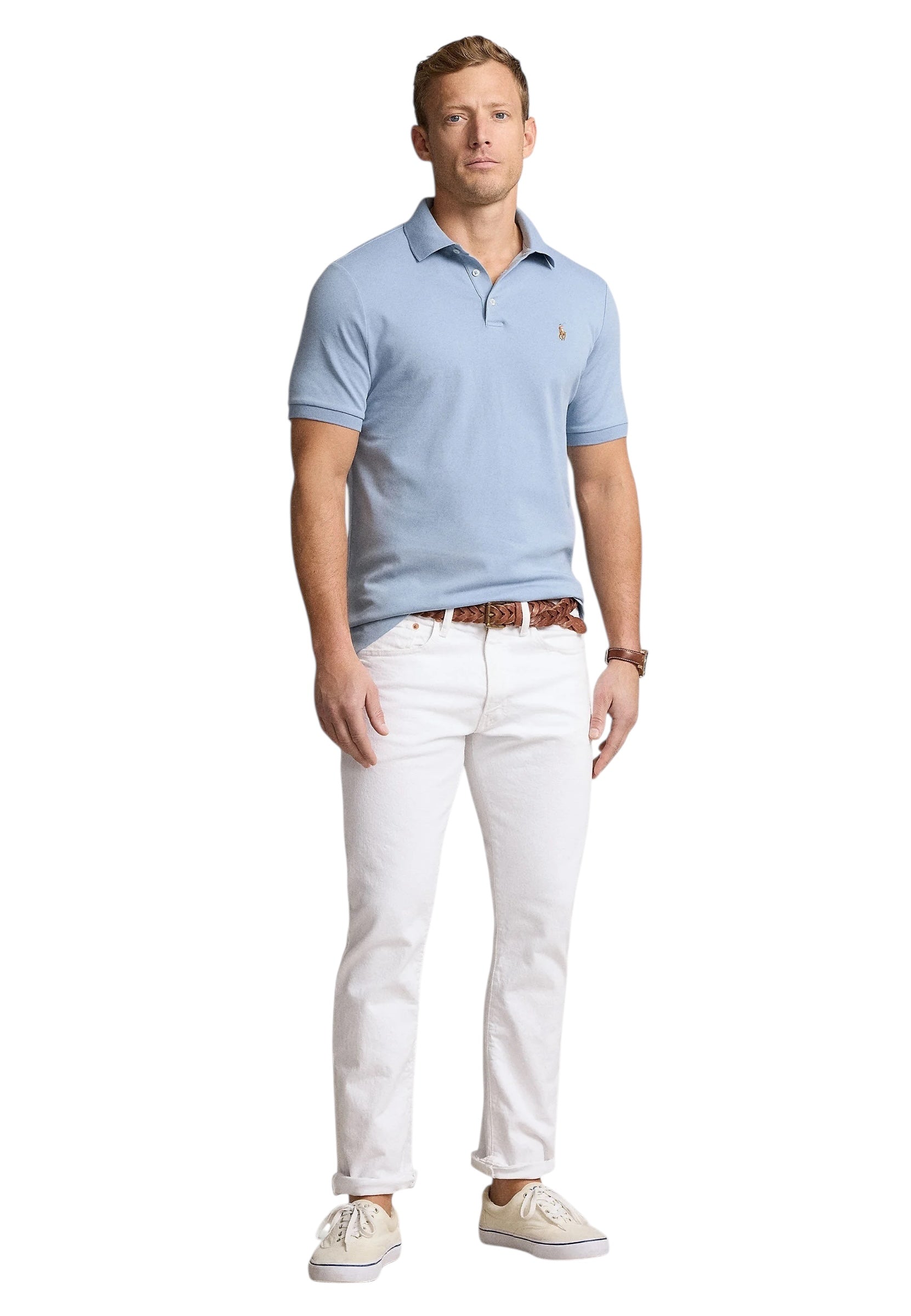 Polo Ralph Lauren Custom Slim Fit Soft Cotton Polo Shirt