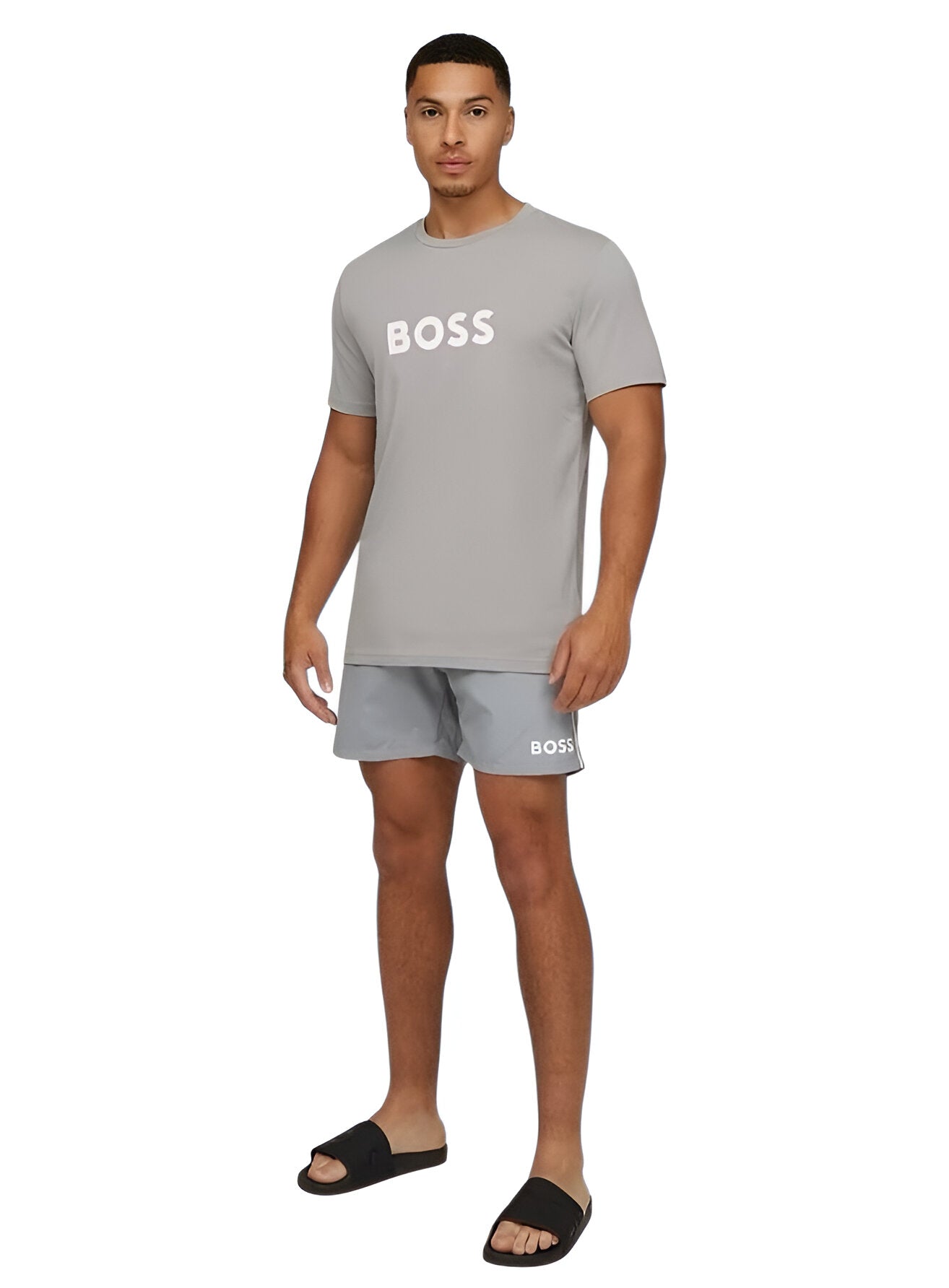 BOSS Starfish Quick-Drying Swim Shorts With Contrast Details