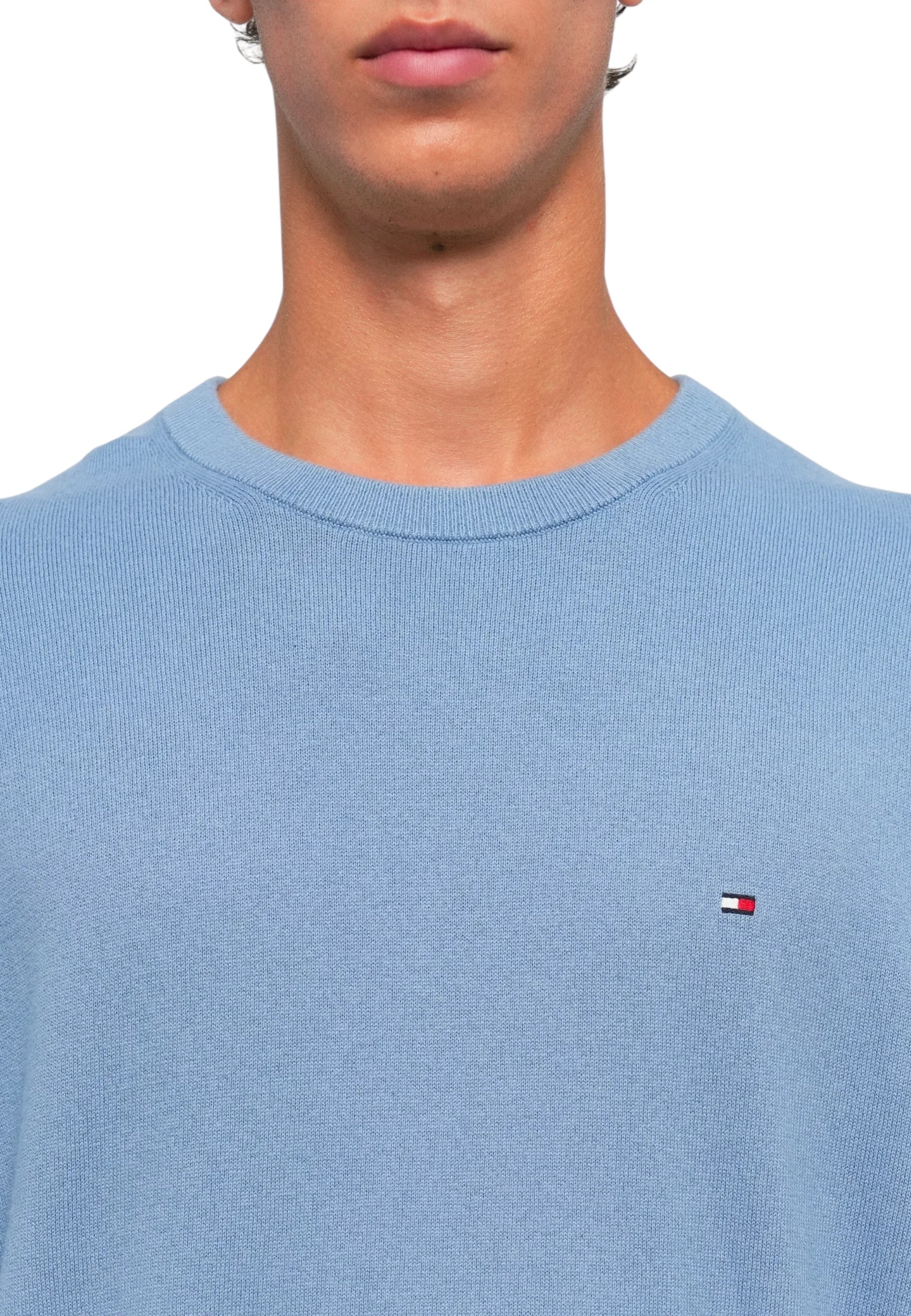 Tommy Hilfiger Crew Neck Jumper With Cashmere
