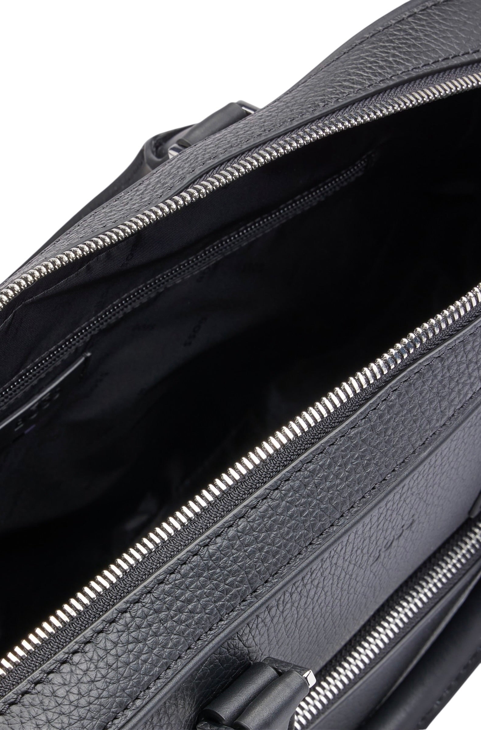 BOSS New Crosstown S Grained Italian-Leather Document Case With Embossed Logo