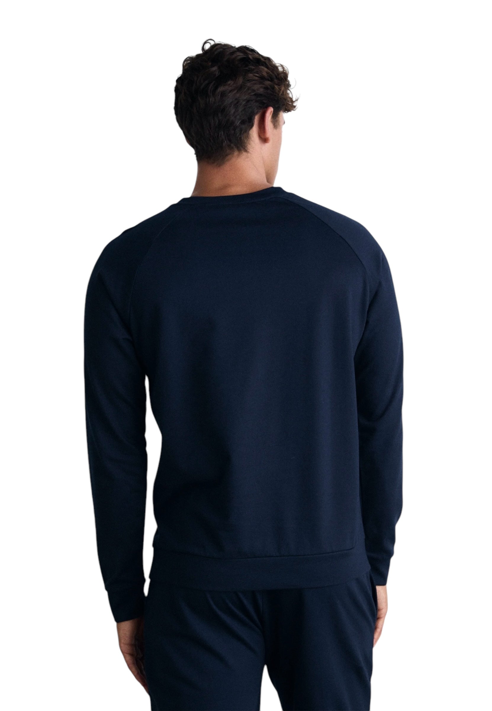 BOSS Authentic Logo Print Cotton Jersey Sweatshirt
