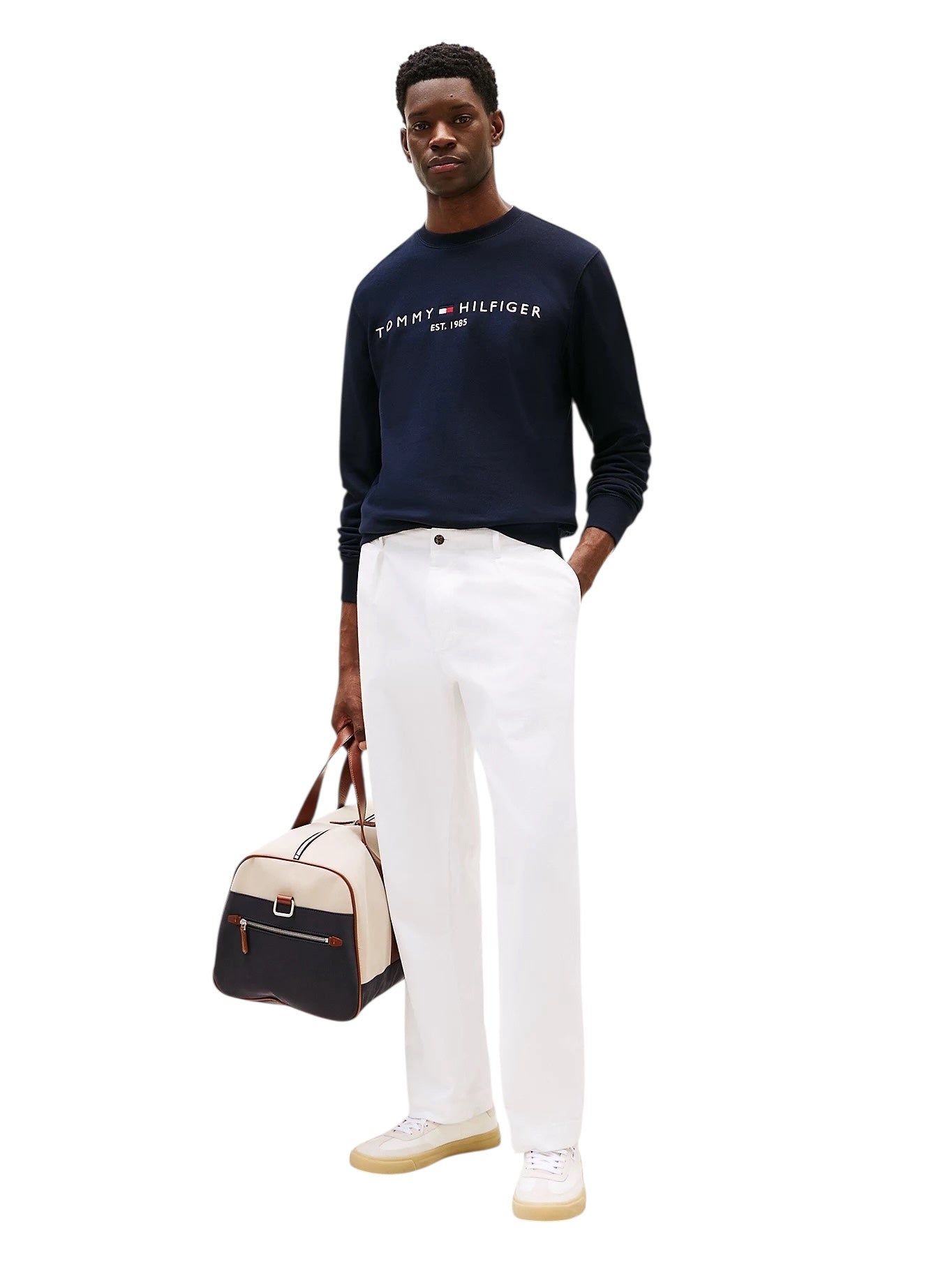 Tommy Hilfiger Logo Embroidery Flex Fleece Sweatshirt