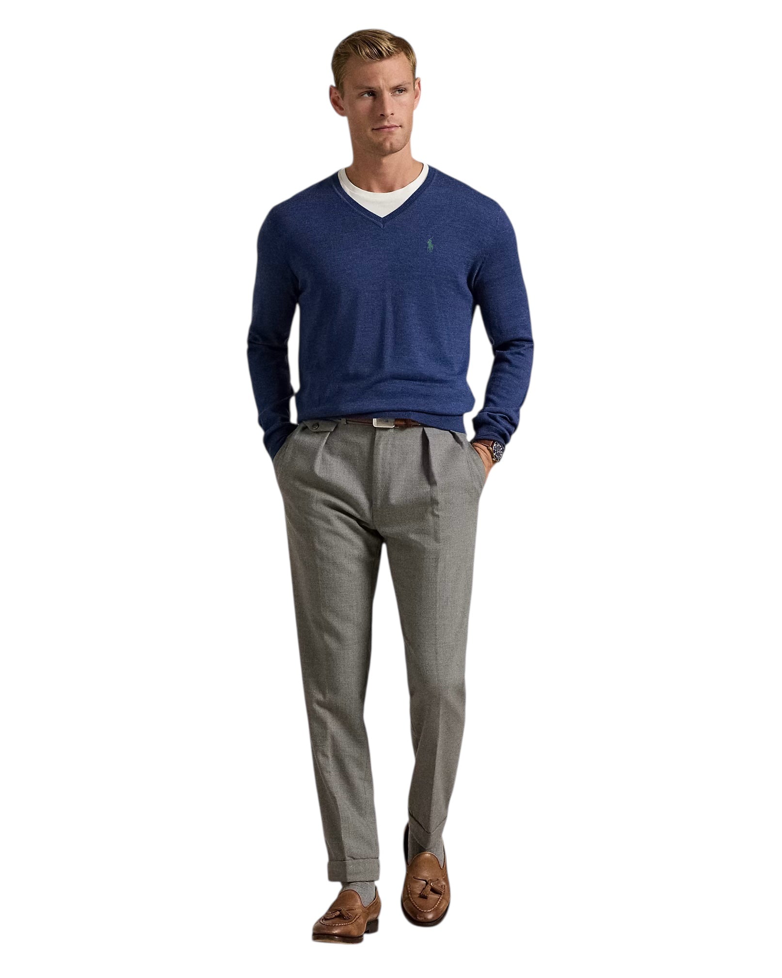 Polo Ralph Lauren Merino Wool V-Neck Jumper