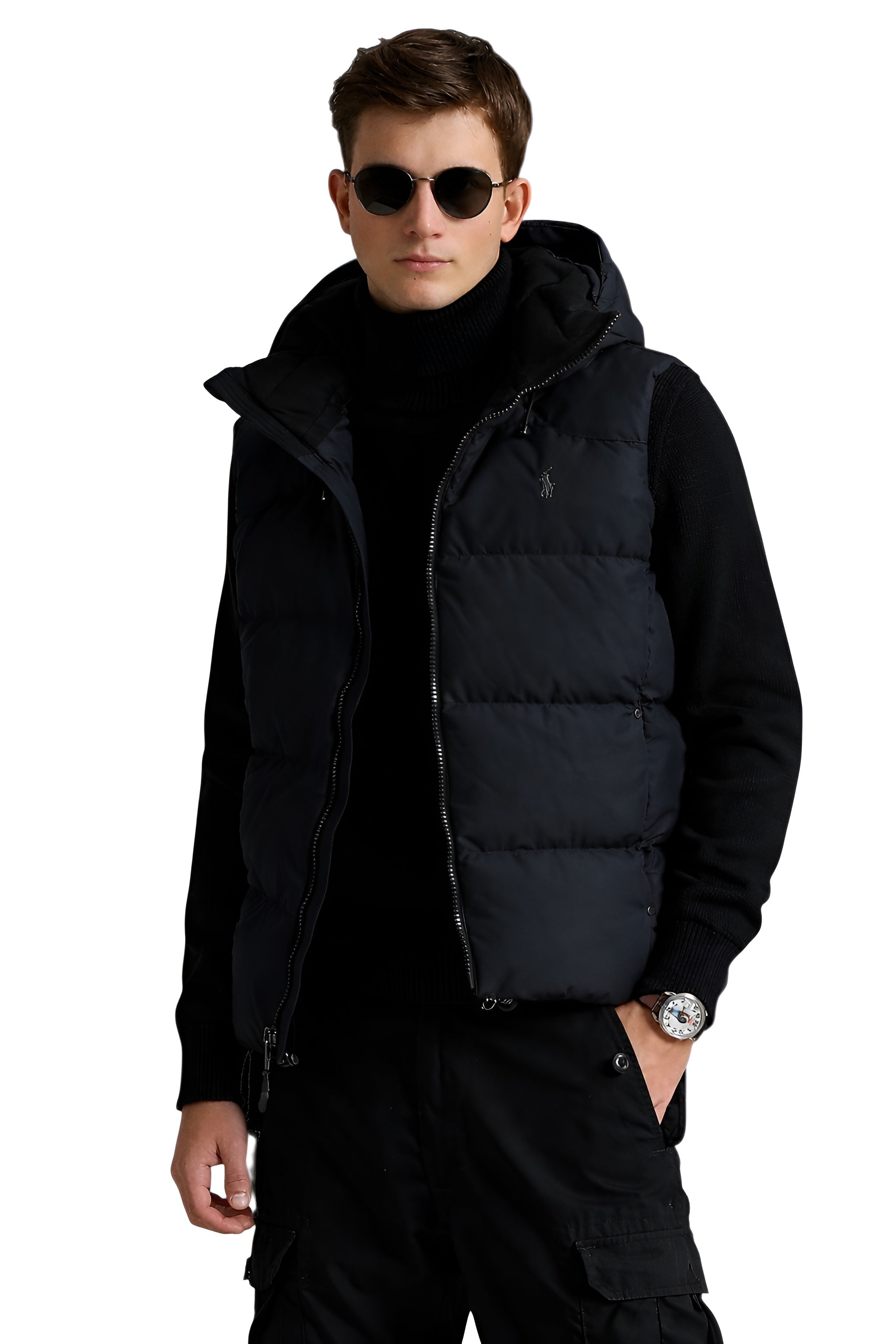 Polo Ralph Lauren Water Repellent Ripstop Hooded Down Insulated Gilet