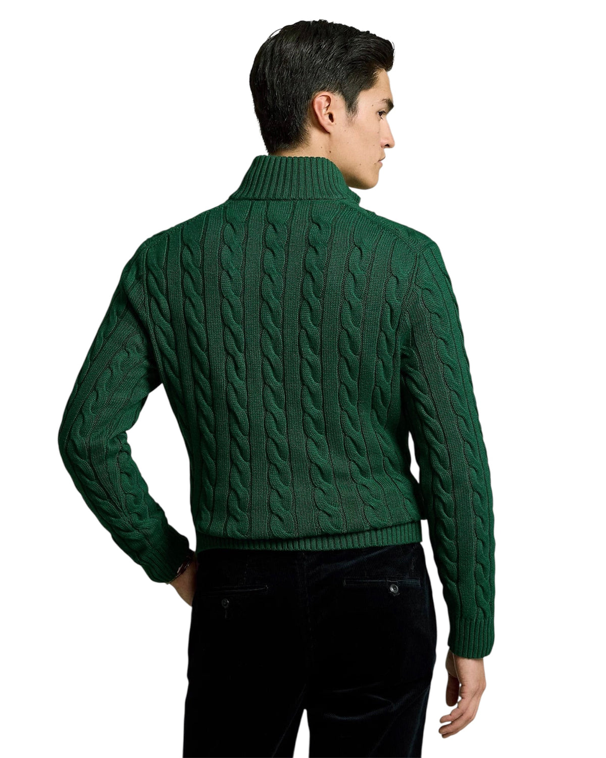 Polo Ralph Lauren Cable Knit Cotton Quarter-Zip Jumper
